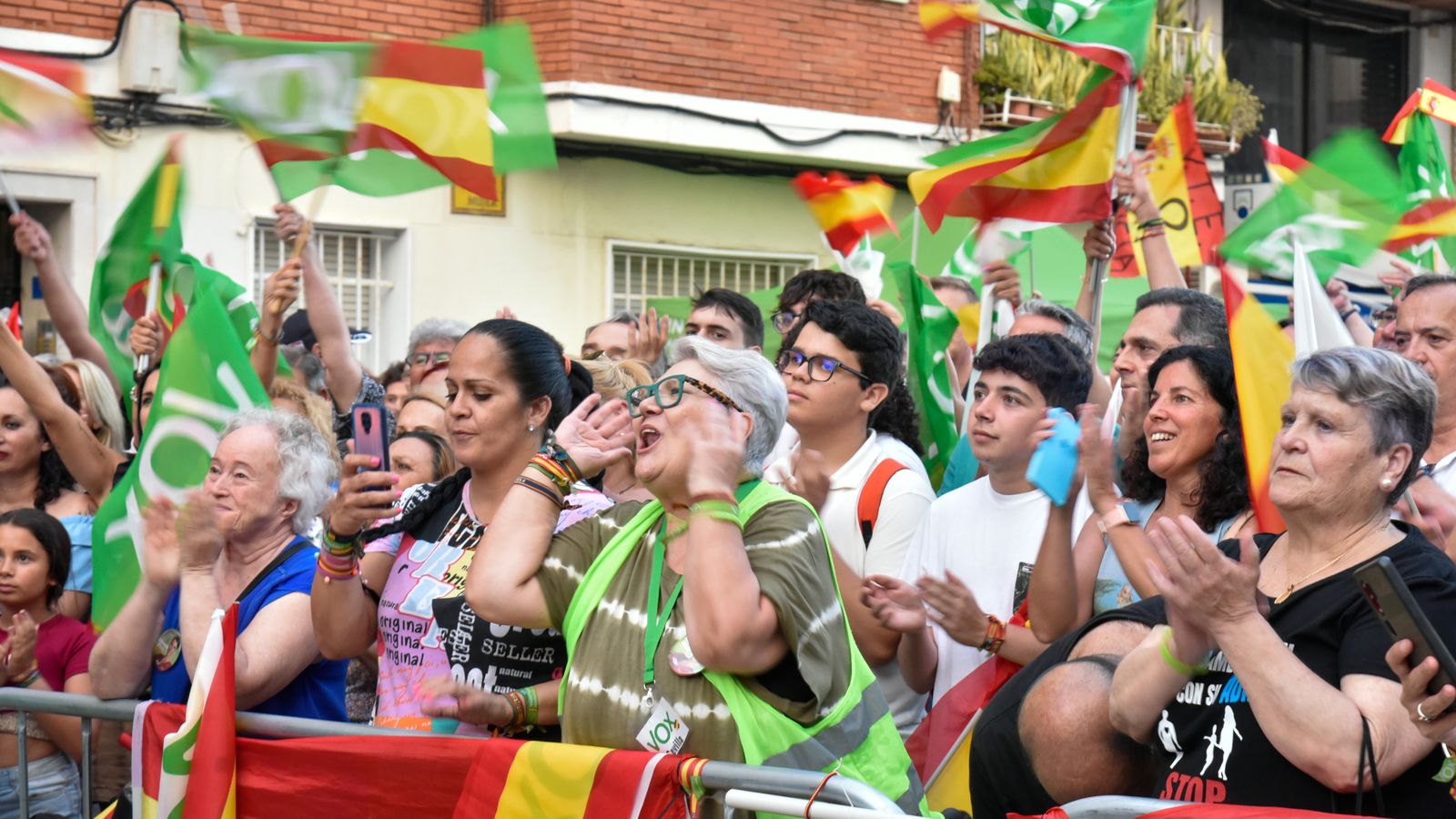 Las fotos del mitin de Vox en Algeciras