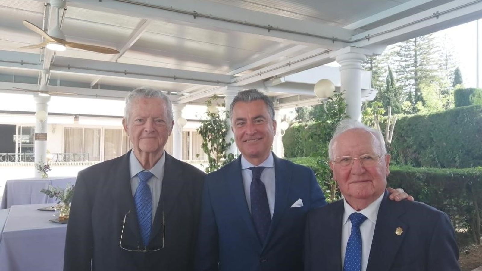 Federico Sahagún, Ángel Núñez y Fernando Lepiani.