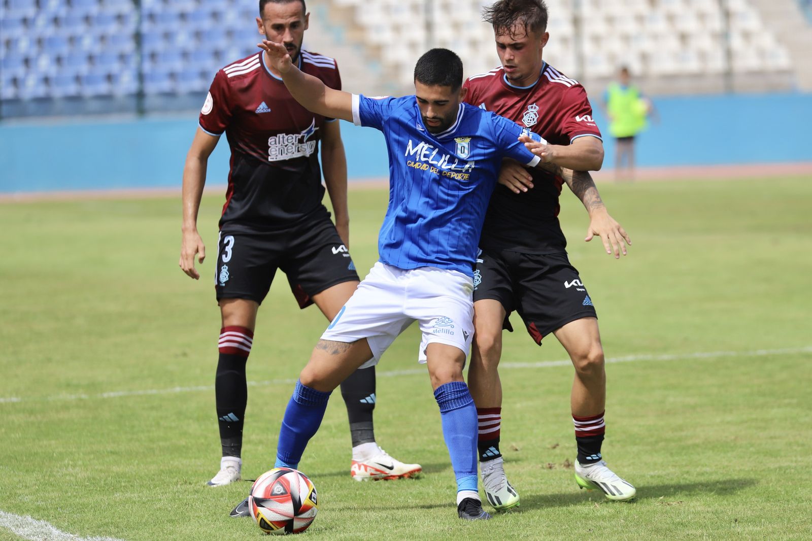 Imágenes del partido entre la UD Melilla y el Recreativo de Huelva