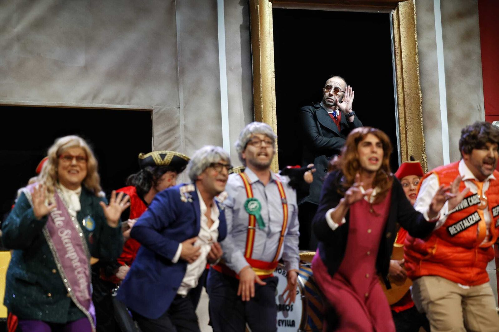 Chirigota 'Aquí falto yo'.