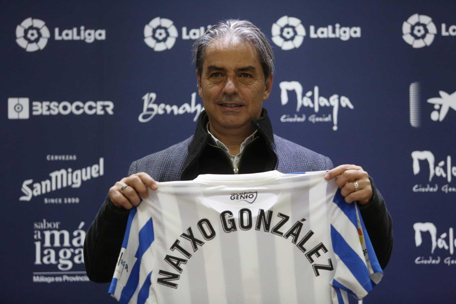 Las fotos de la presentación de Natxo González con el Málaga CF