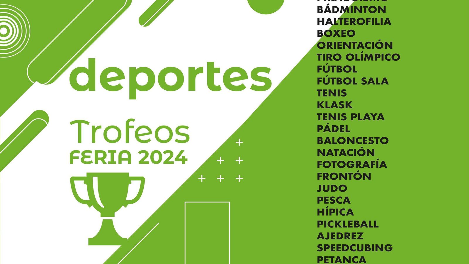 Cartel de los Trofeos de Feria 2024