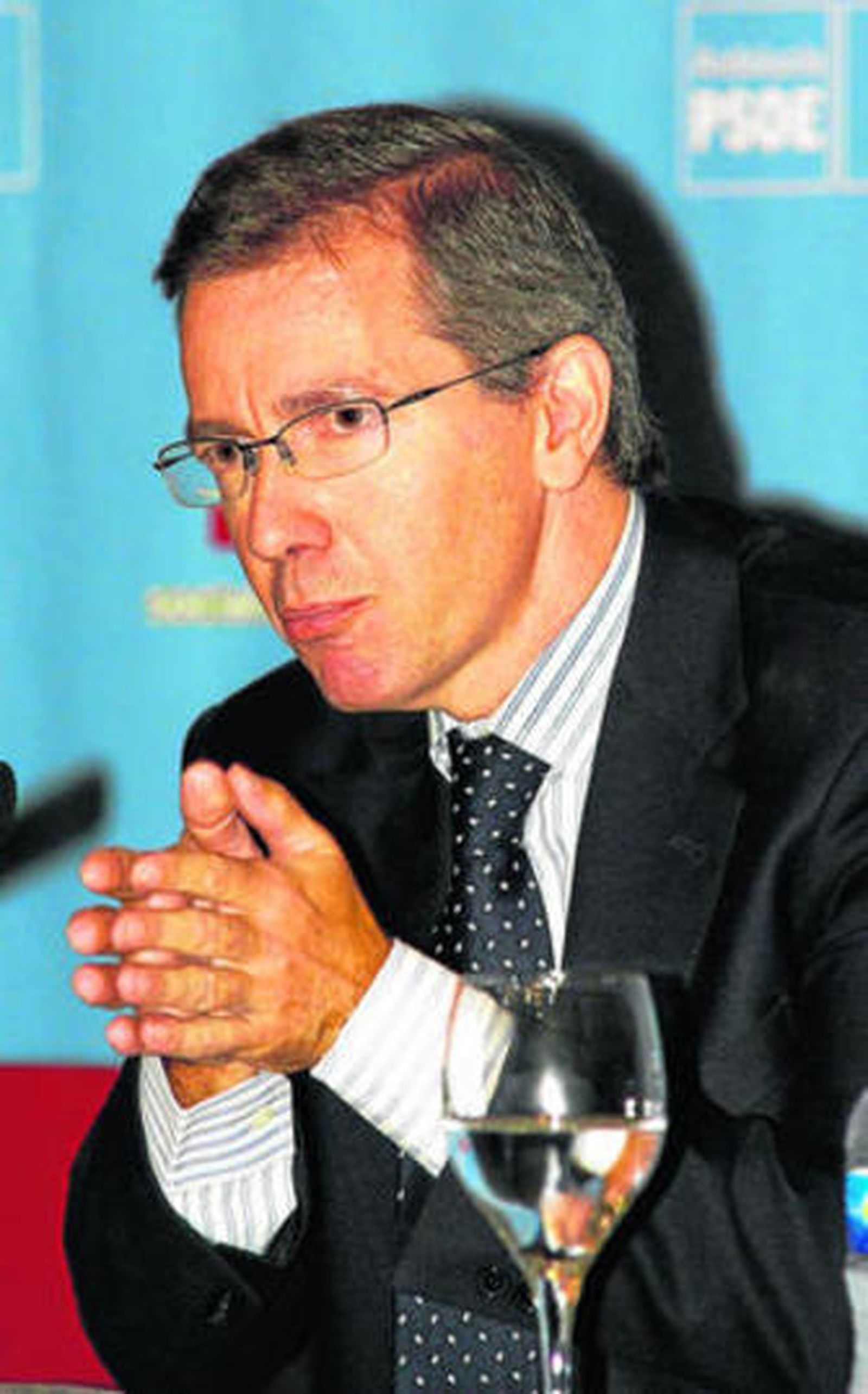 León Gross, durante una comparecencia en Málaga.