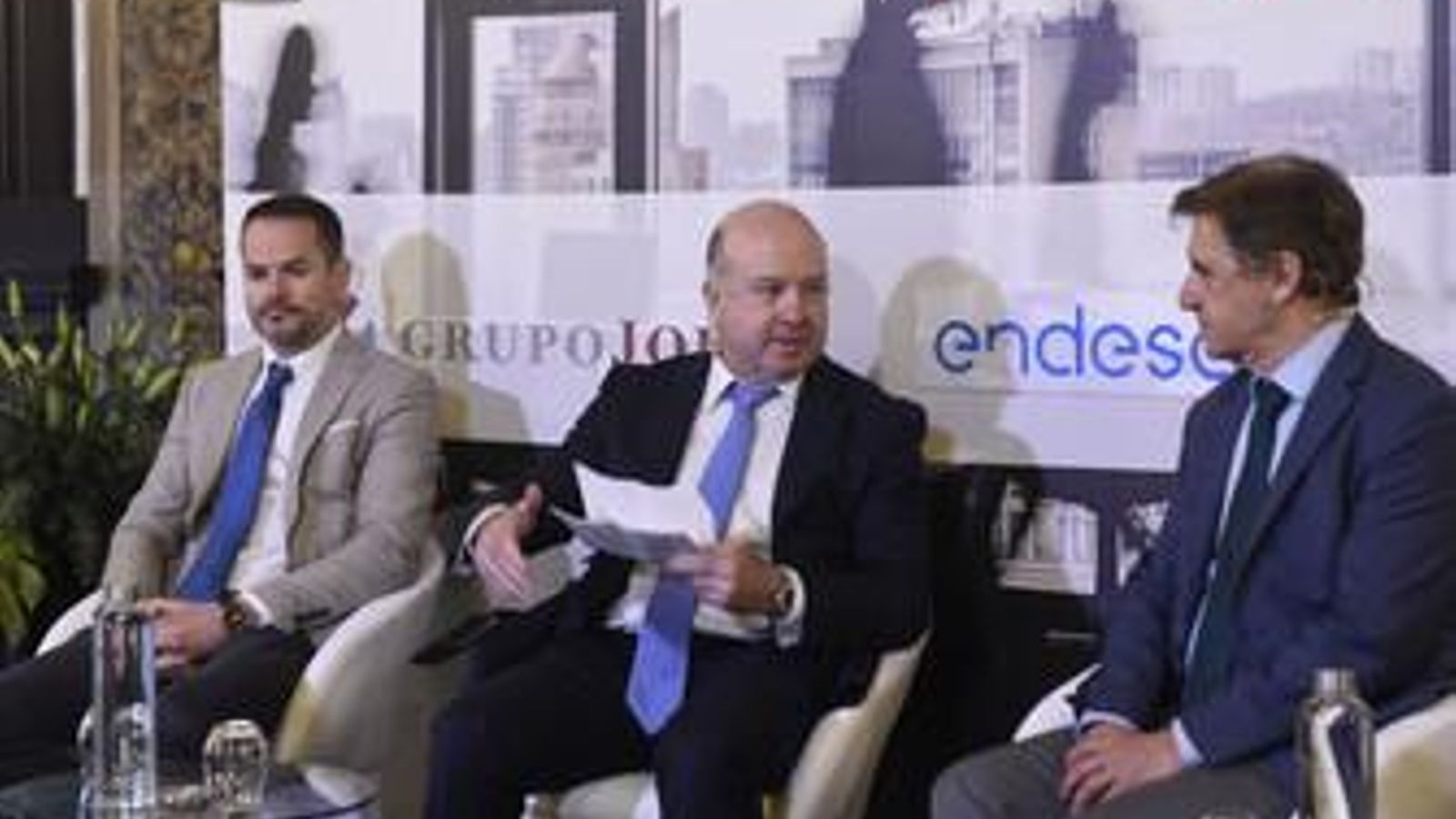 De izquierda a derecha: Francisco Javier Ureña, Tomás Chica y Juan de Dios del Pino.