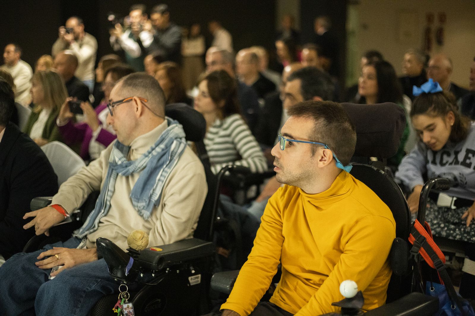 La presentación del nuevo calendario solidario de Aspace en imágenes