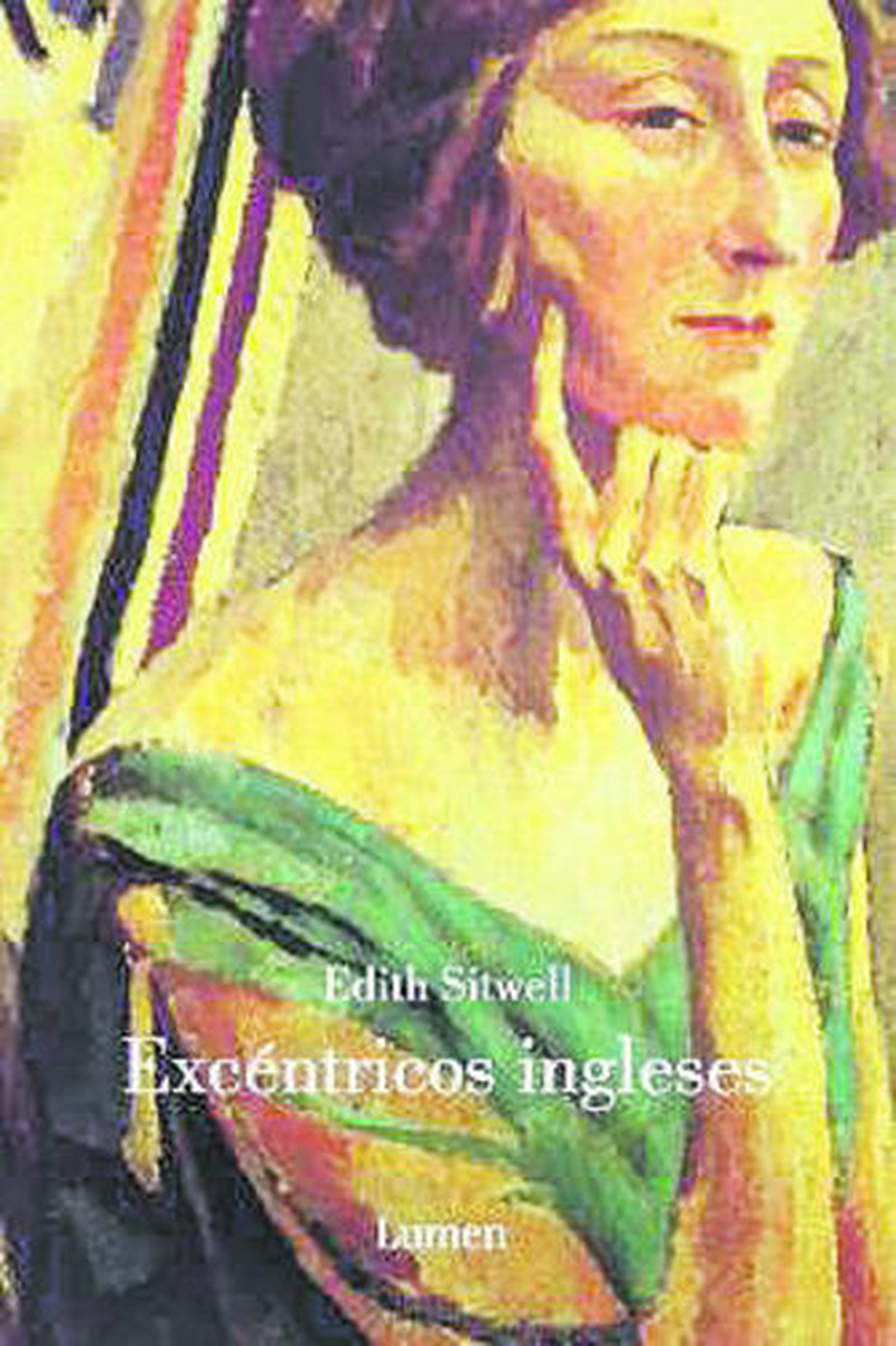 Retrato de Edith Sitwell firmado por el pintor y escritor inglés Wyndham Lewis.