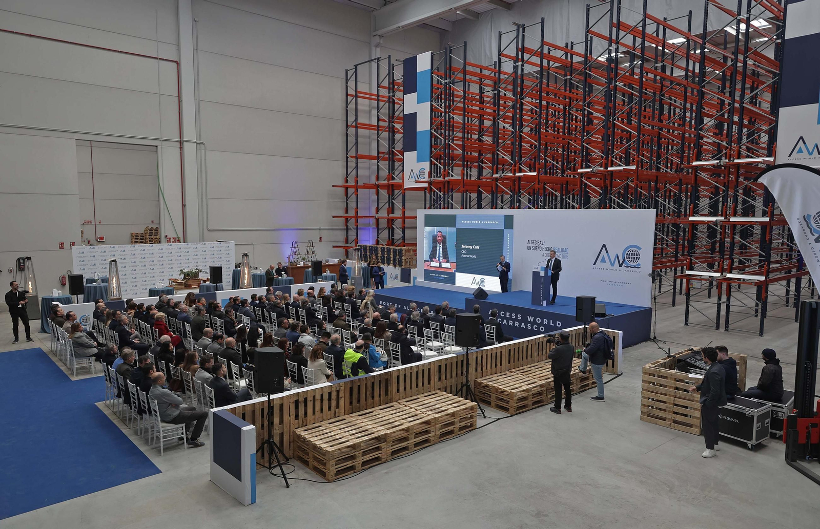 Fotos de la inauguración de Access World Carrasco en el puerto de Algeciras