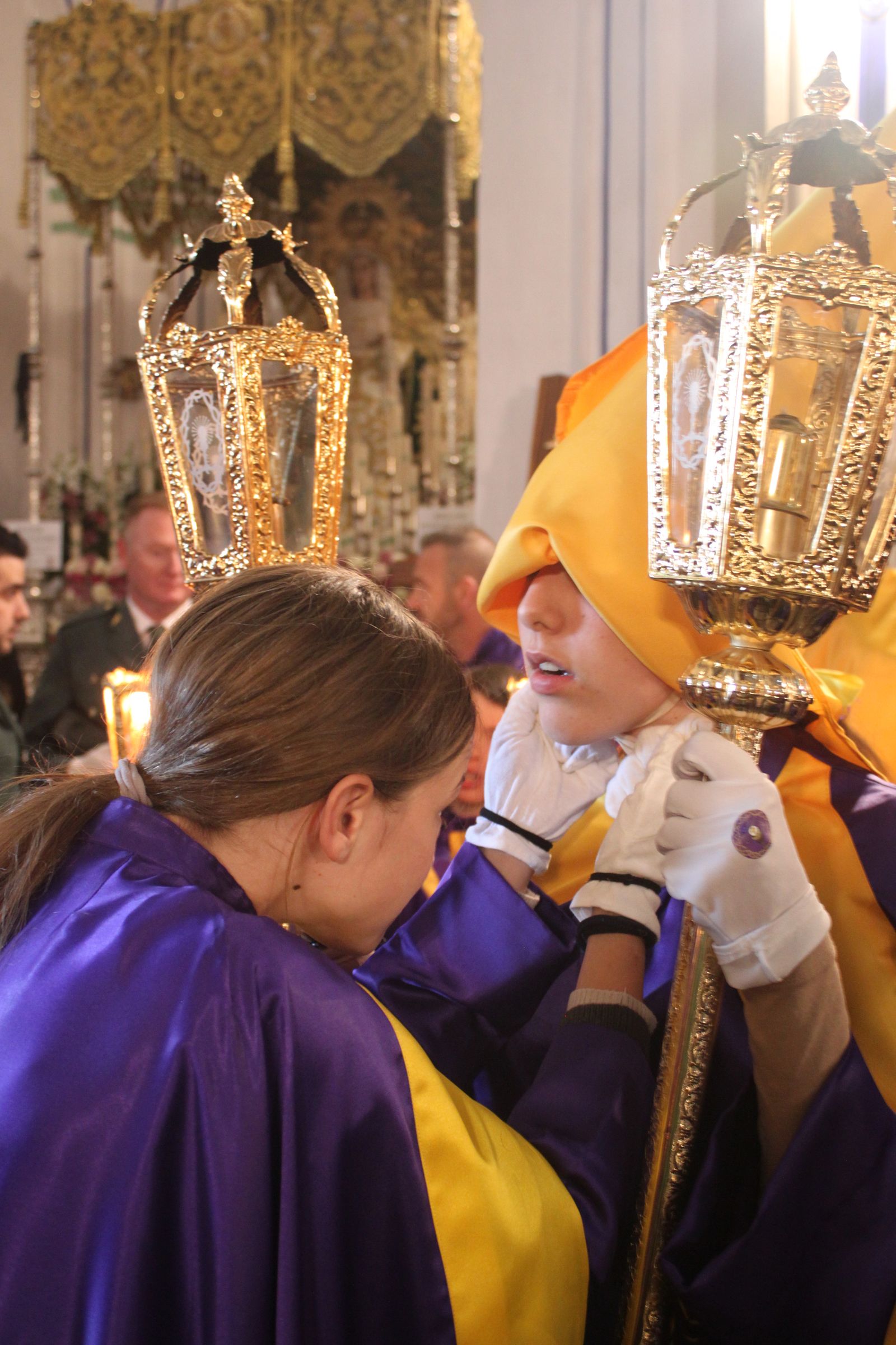 Las imágenes de las procesiones del Jueves Santo en Vélez Rubio