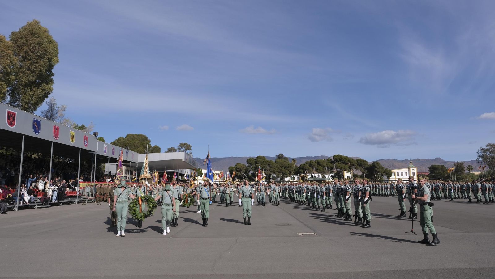Conmemoración del Combate de Edchera en la Base Álvarez de Sotomayor de La Legión, en imágenes