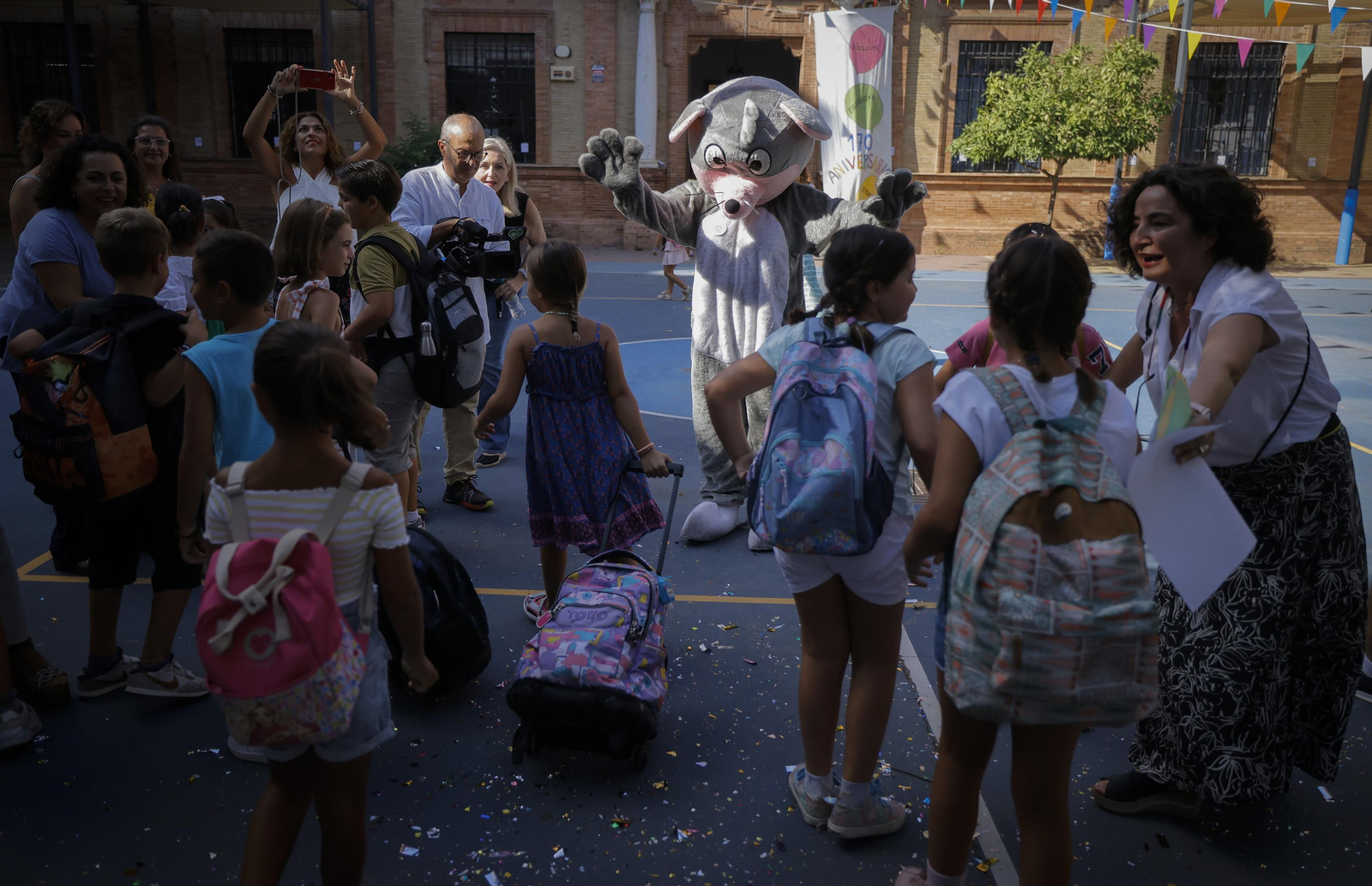 Las imágenes de la vuelta al colegio