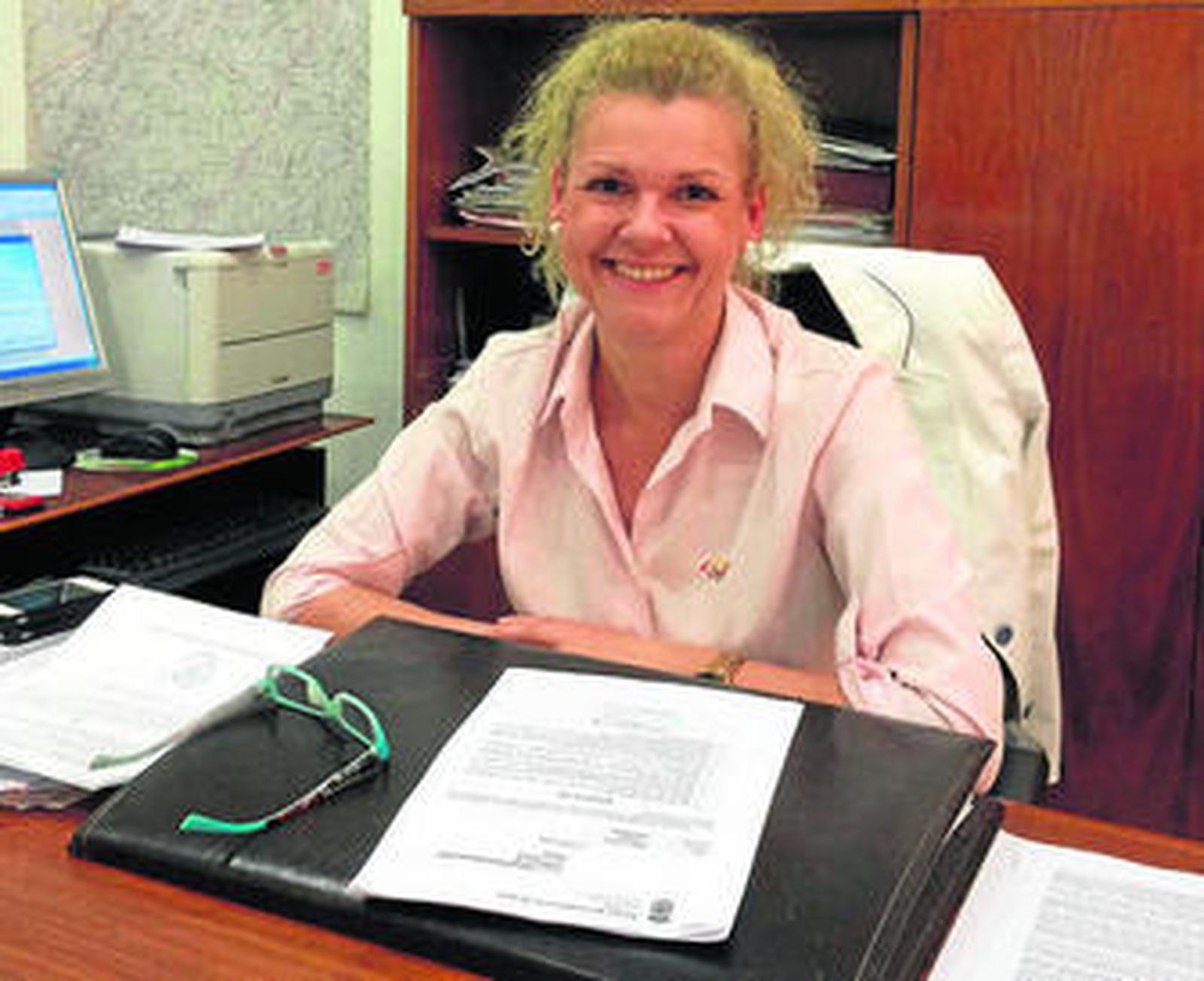 María Ángeles Morales durante la entrevista concedida a Diario de Almería.