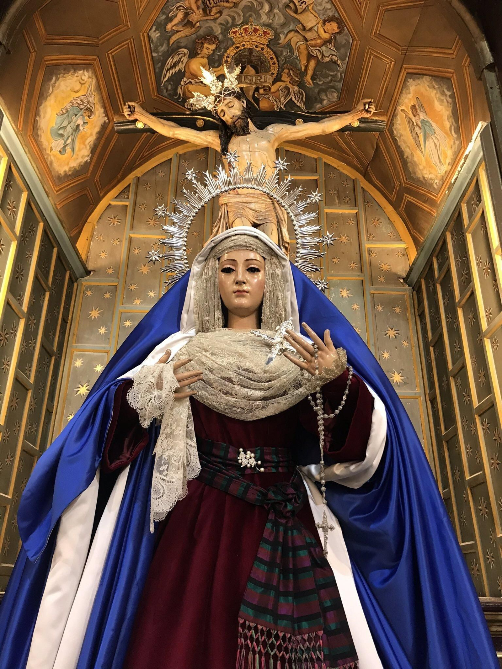 La Virgen de Consolación y el Cristo de la Vera Cruz en la pasada Cuaresma