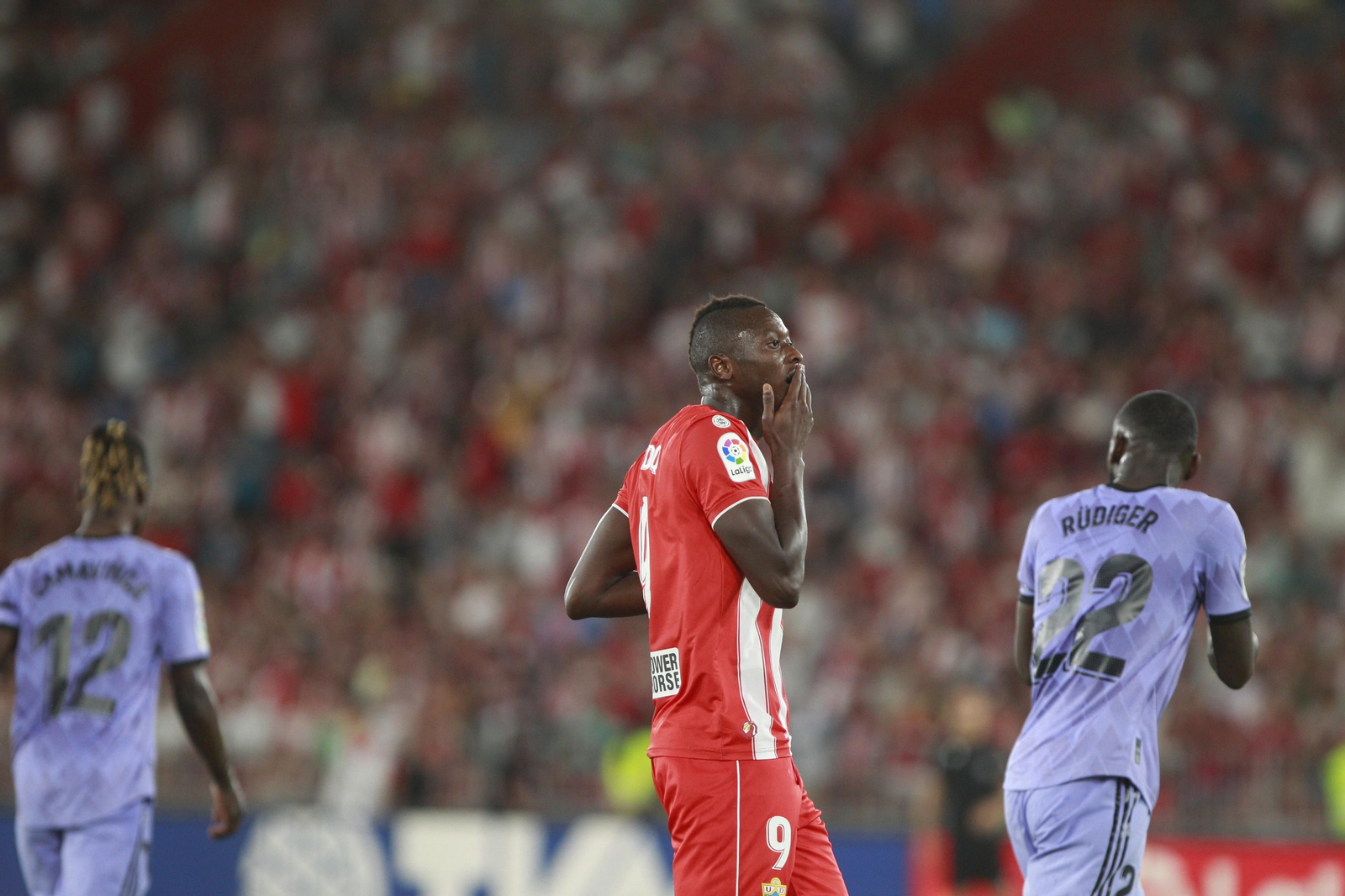 Imágenes del partido U.D. Almería-Real Madrid C.F. de la Liga Santander
