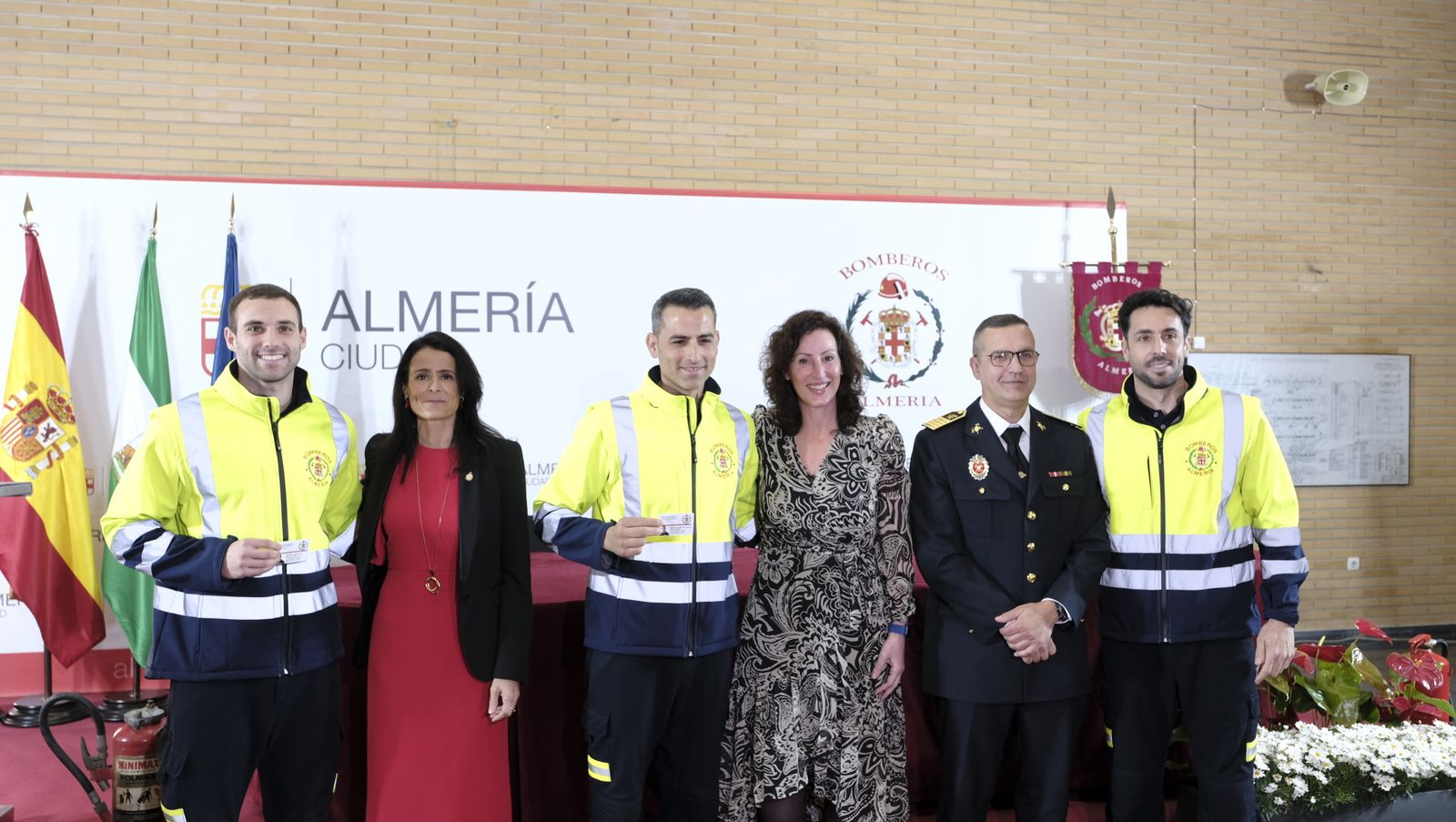 Imágenes del acto del patrón de los bomberos, San Juan de Dios. Almería