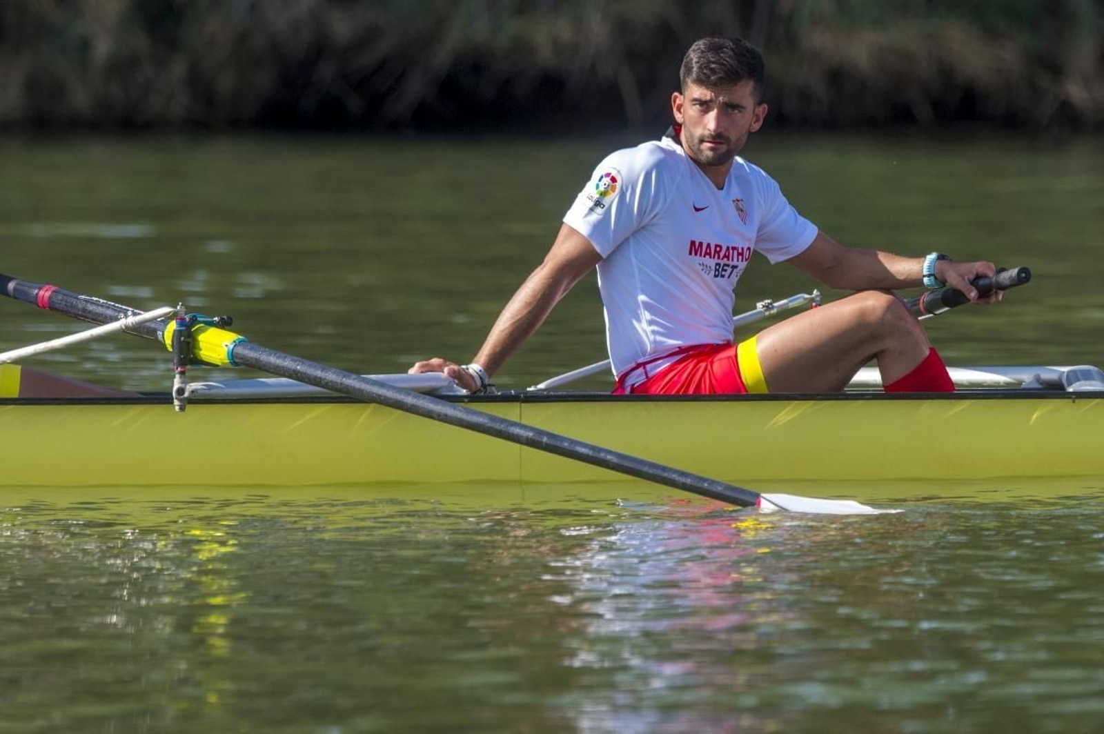 Patricio Rojas, en la regata del pasado año.