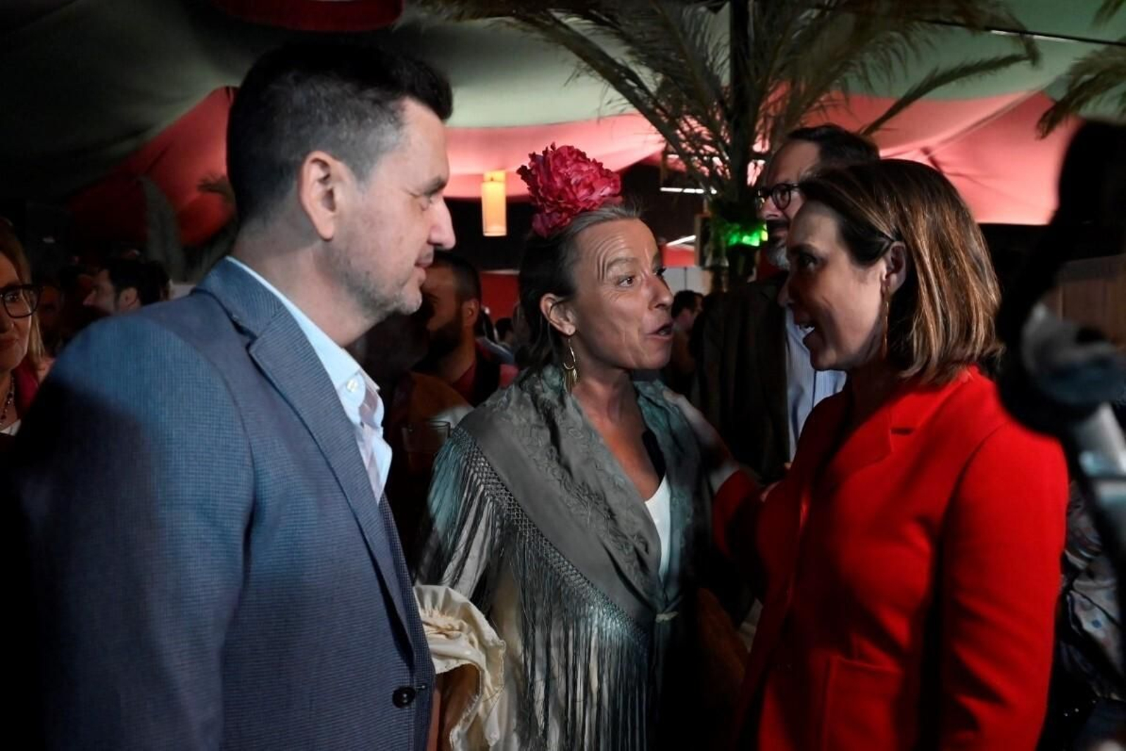 Las recepciones del martes de la Feria de Córdoba, en imágenes