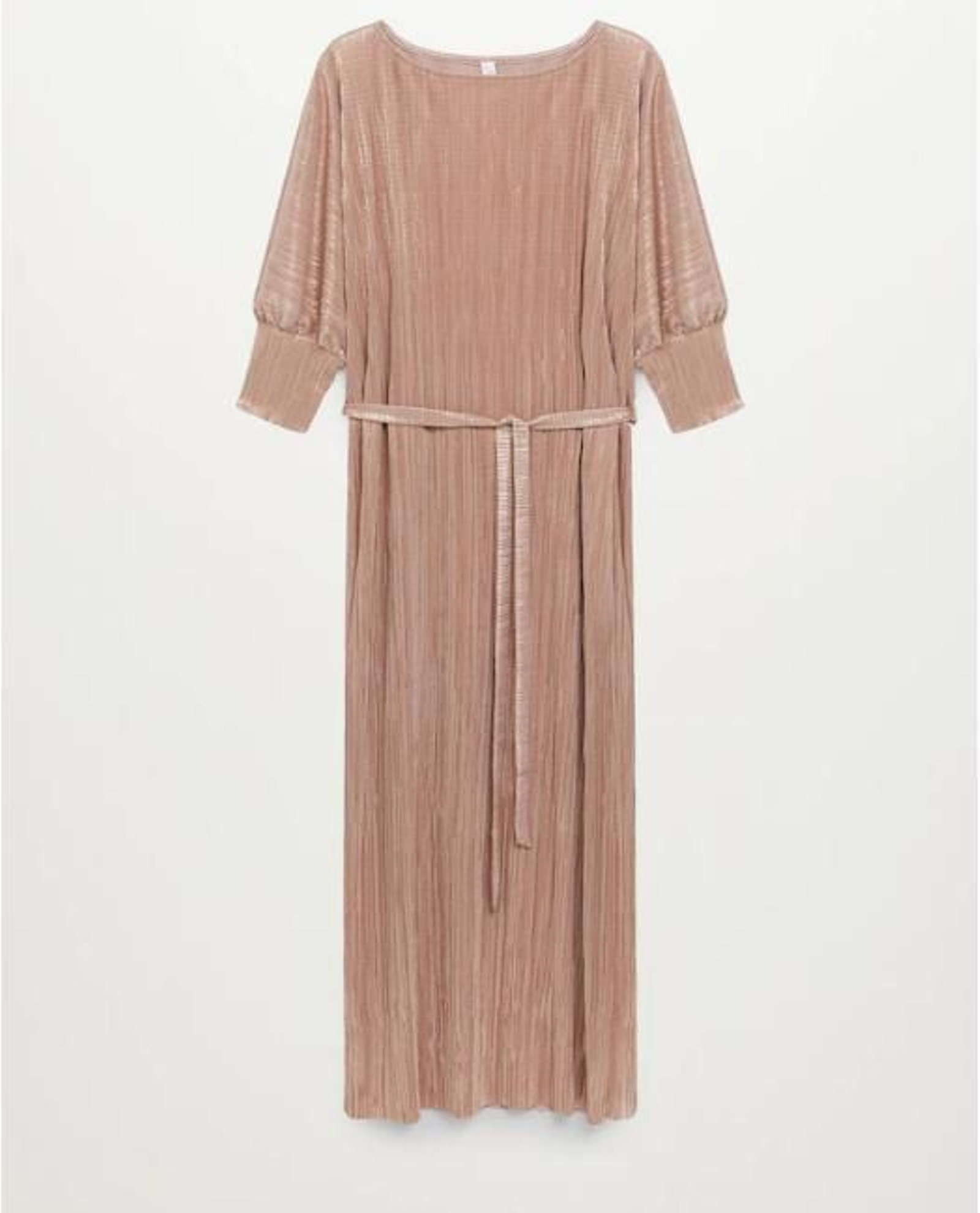 Vestido plisado de Mango Outlet.