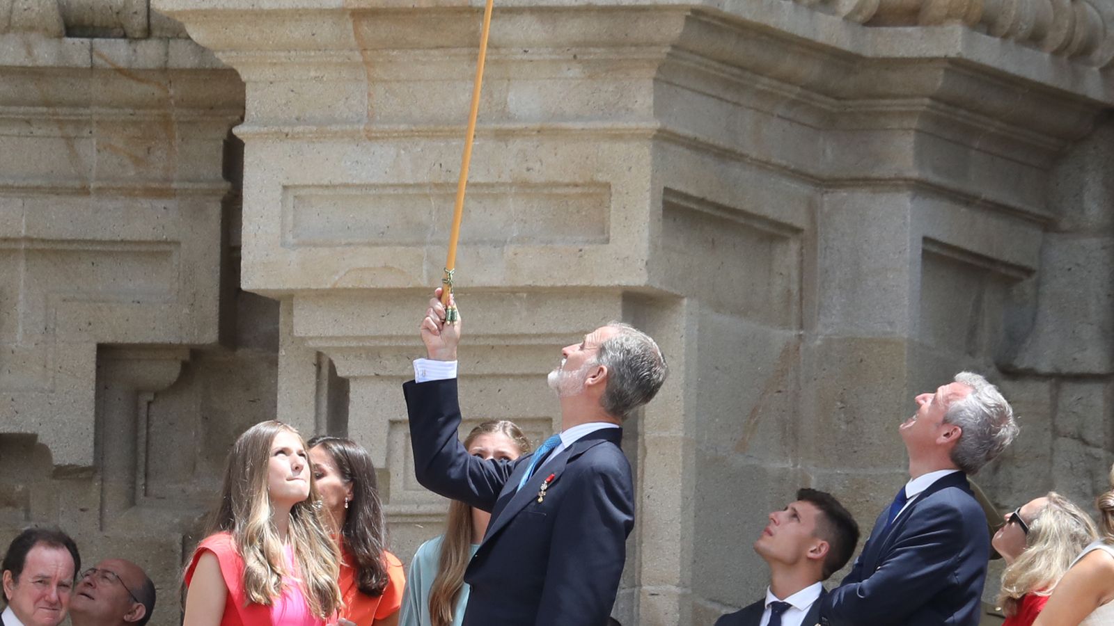 El Rey, durante la ofrenda al apóstol Santiago