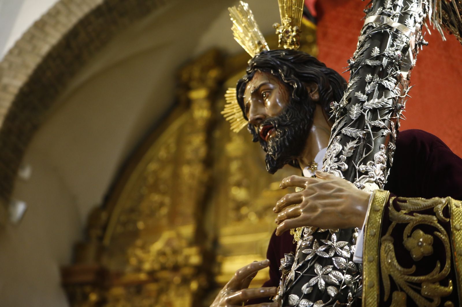 La archicofradía de la Vera-Cruz de Córdoba venera al Señor de los Reyes