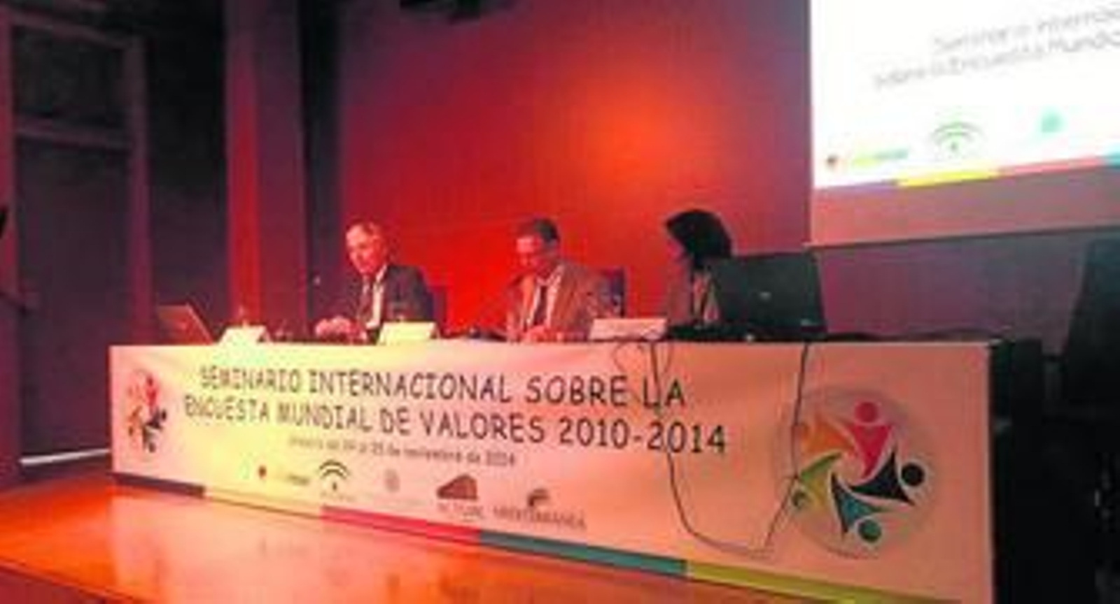 Javier de las Nieves, vicerrector de investigación de la Universidad de Almería, en la inauguración.