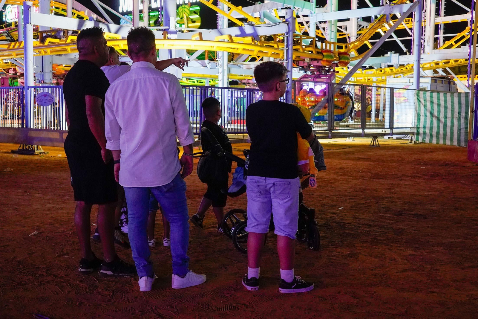 Imágenes del ambiente de Colombinas el día 3 de agosto