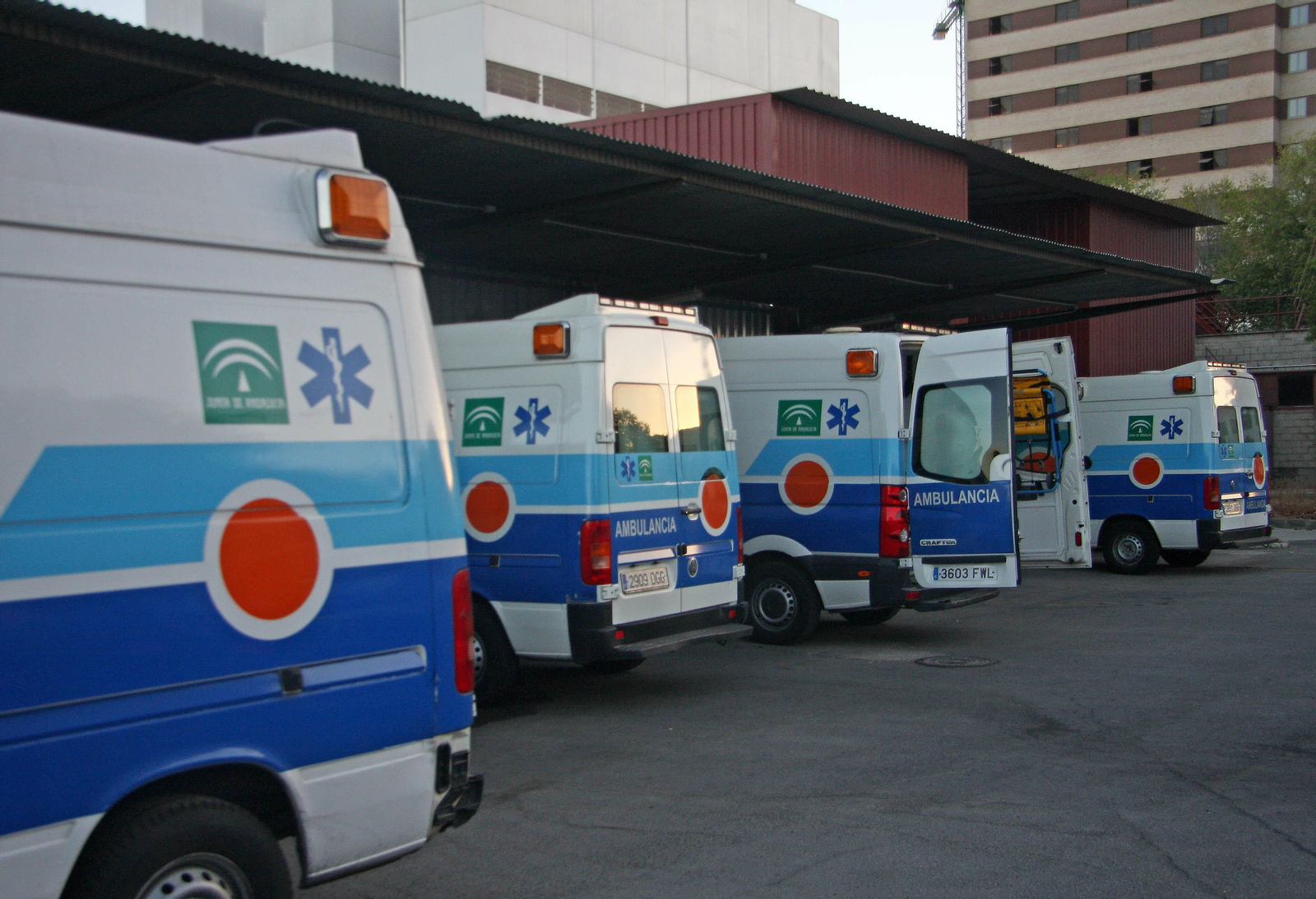 Ambulancias sanitarias.