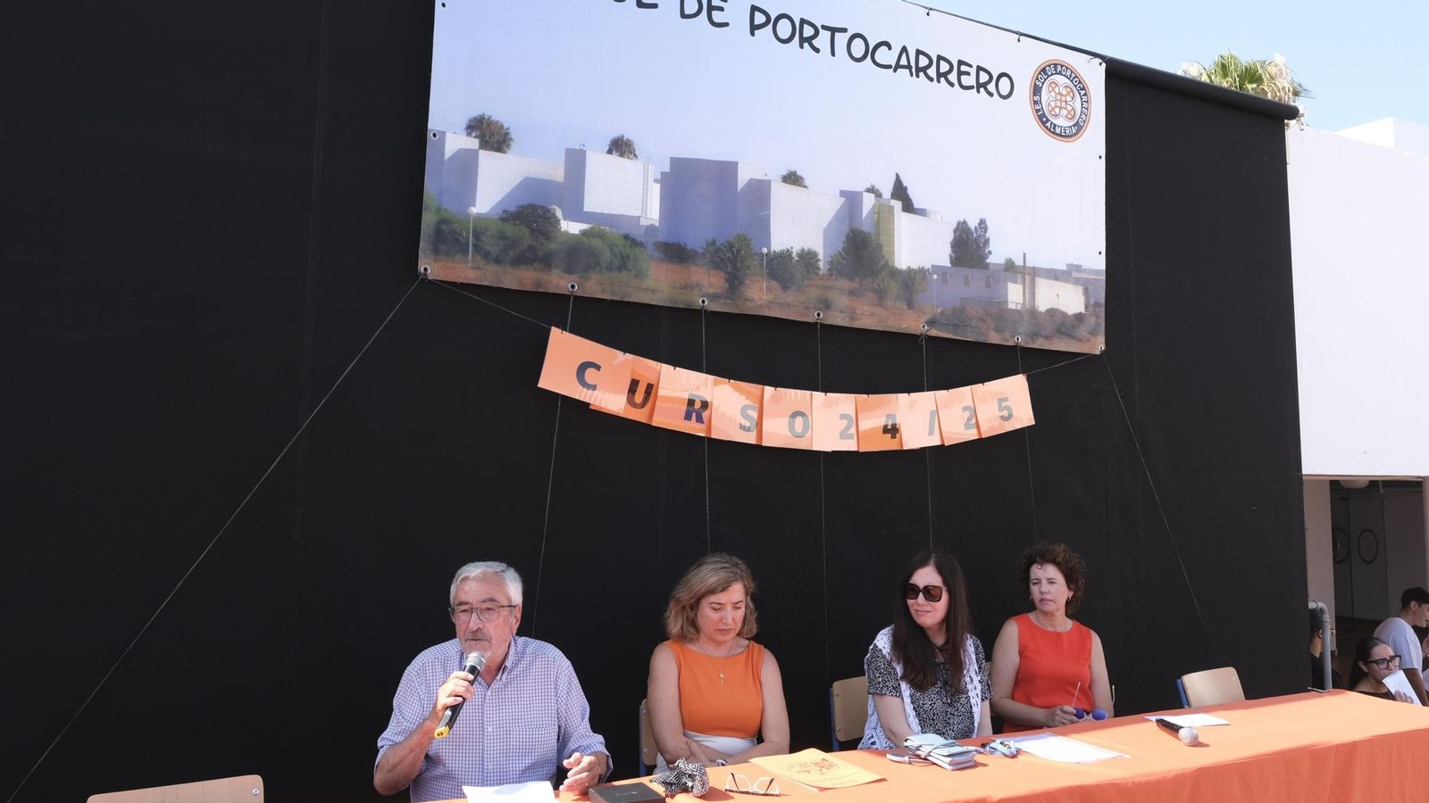 Antonio Serrano, María del Mar Mota, Irene Cortés y Lidia Cobos.