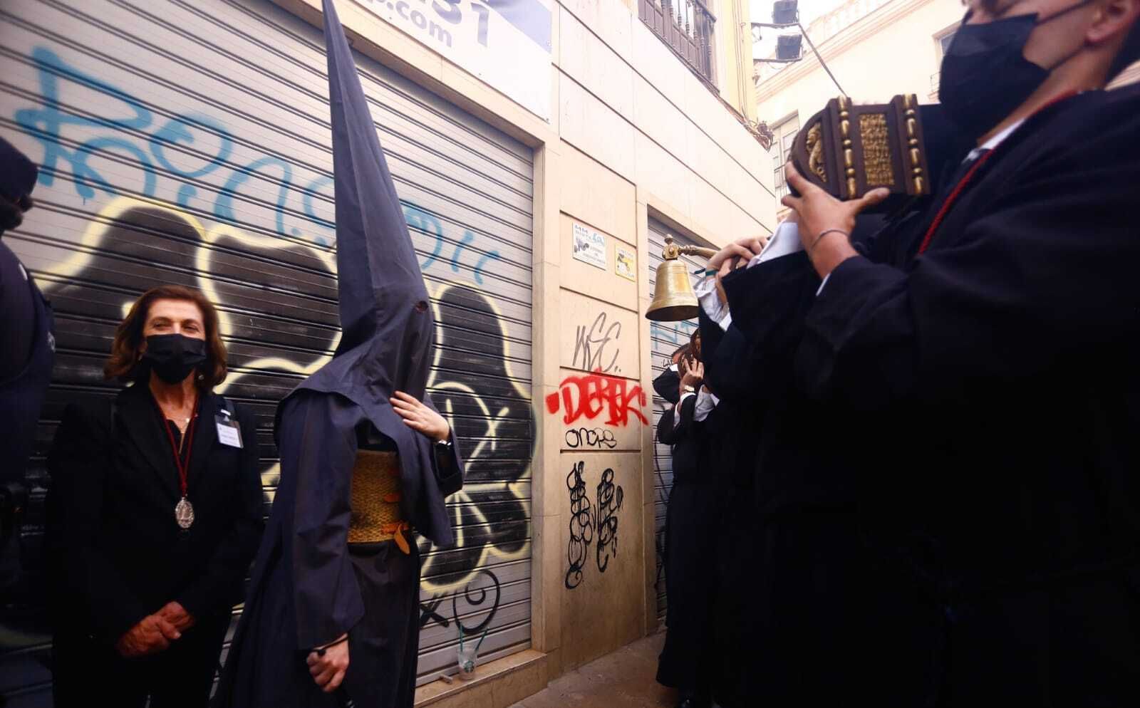 Las fotos de Dolores de San Juan, en el Viernes Santo de Málaga