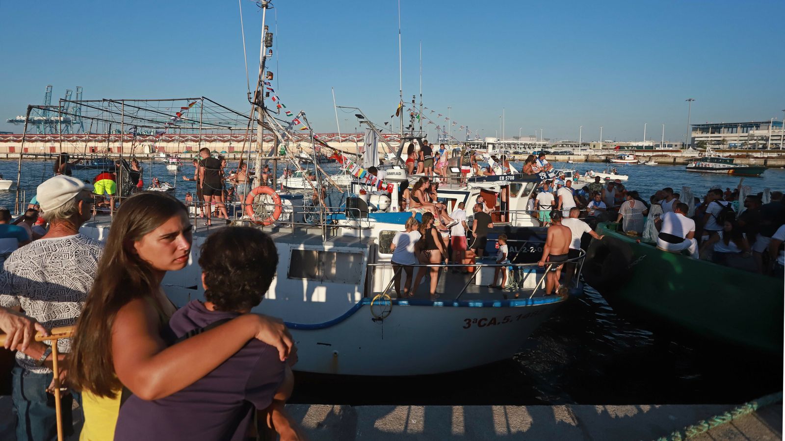 Las mejores fotos de la procesión de la Virgen del Carmen en Algeciras