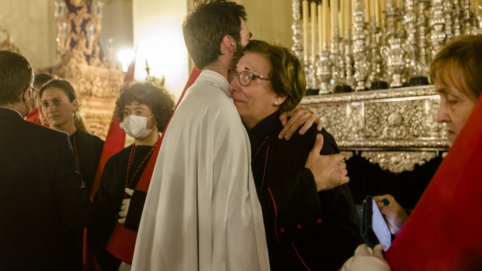 Las imágenes de la cofradía del Perdón en la Semana Santa de Chiclana 2022