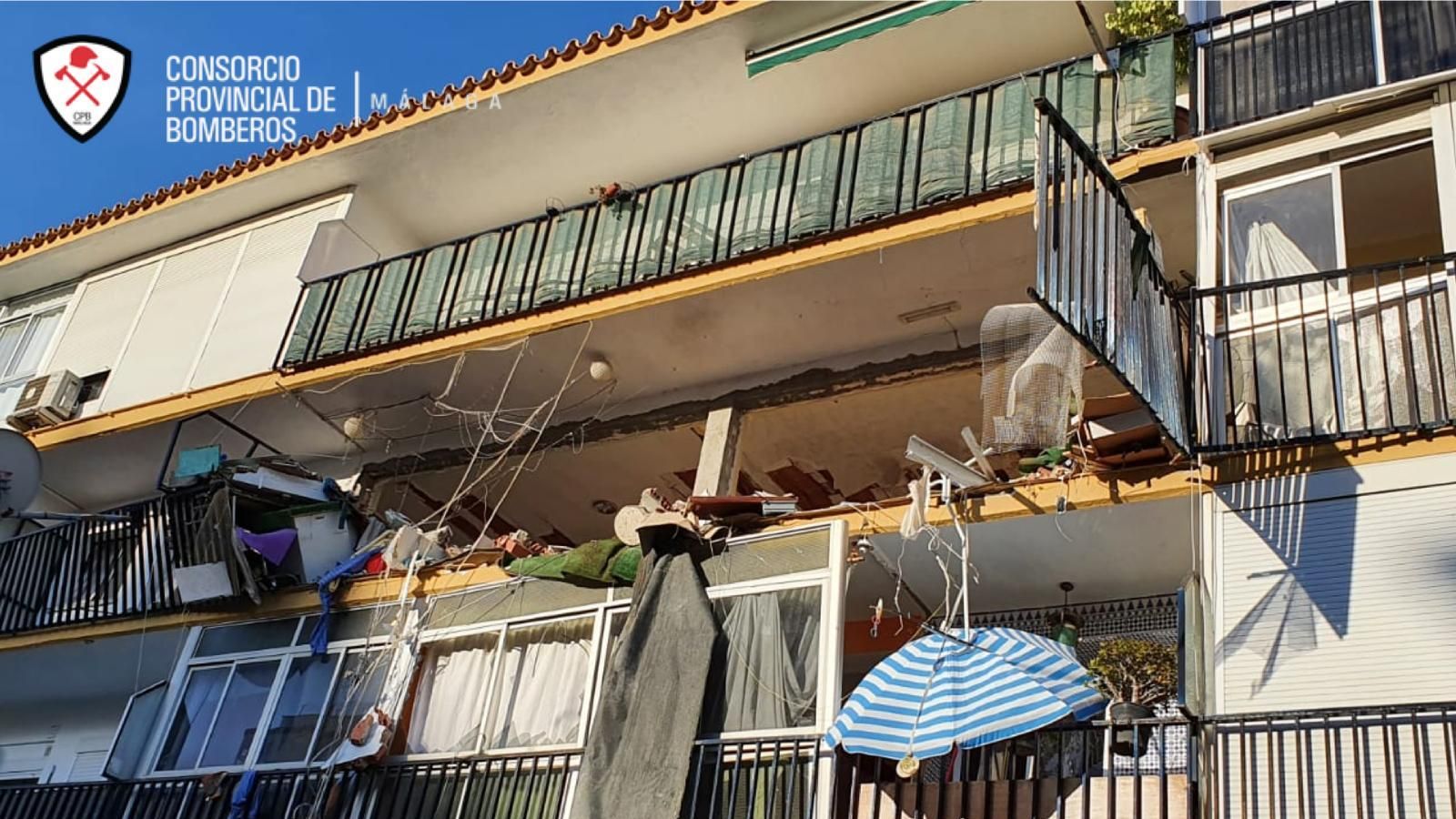 Fotos de la explosión en la que ha muerto una mujer en Torre del Mar