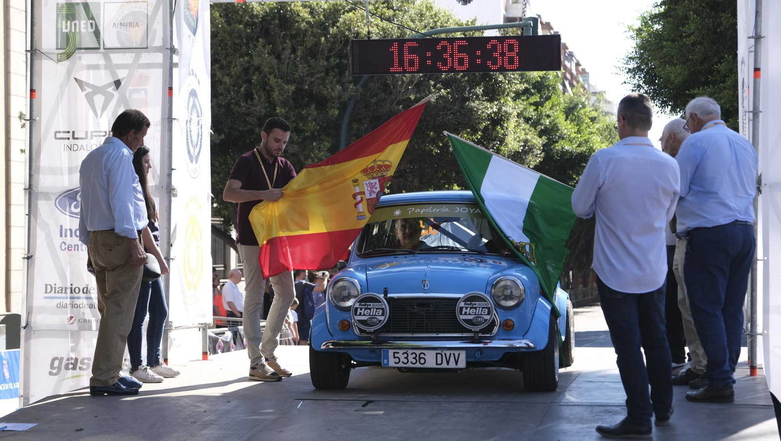 Imágenes de la salida del Rallye Costa de Almería