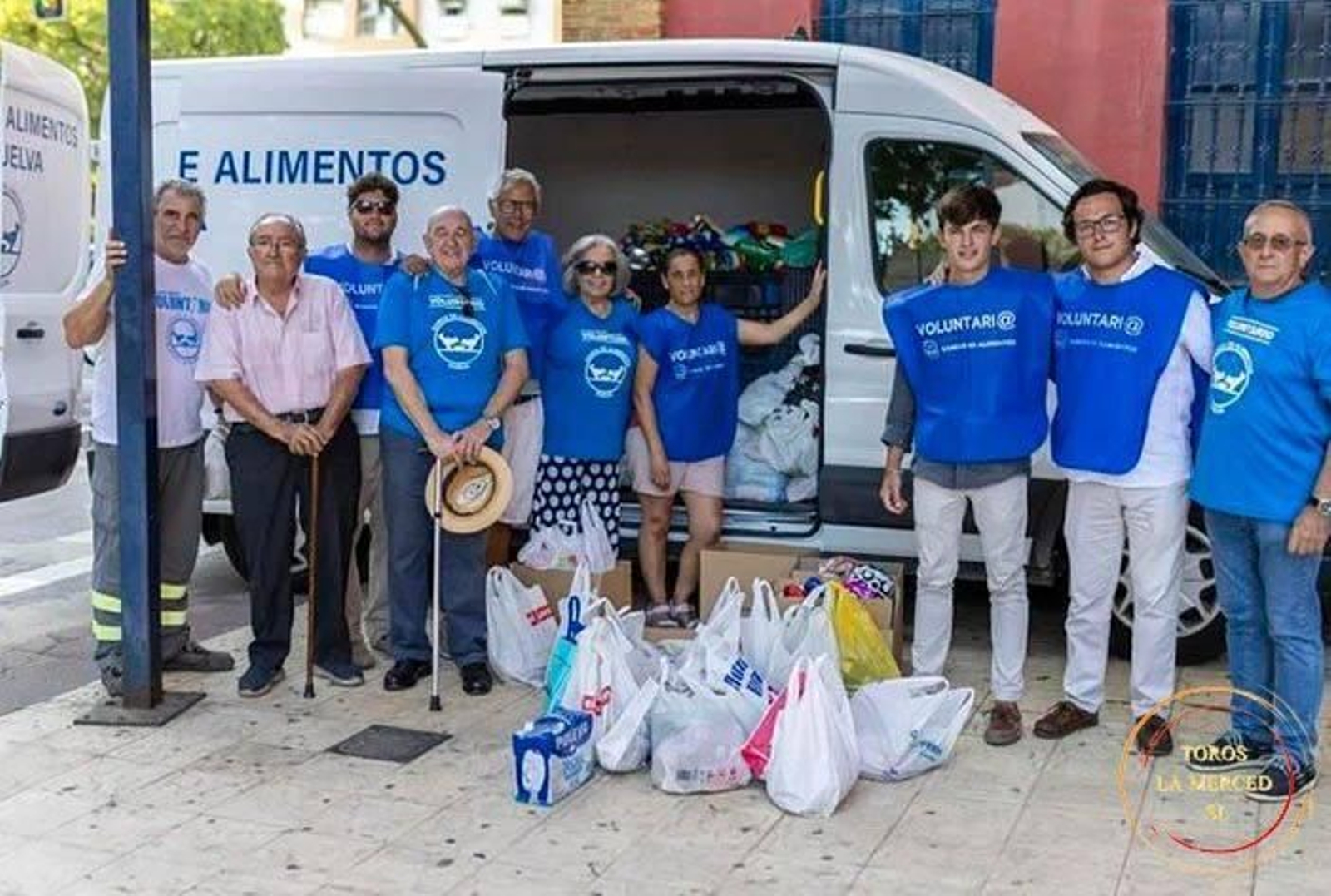Los kilos de comida recogidos fueron destinados a Banco de Alimentos de Huelva.