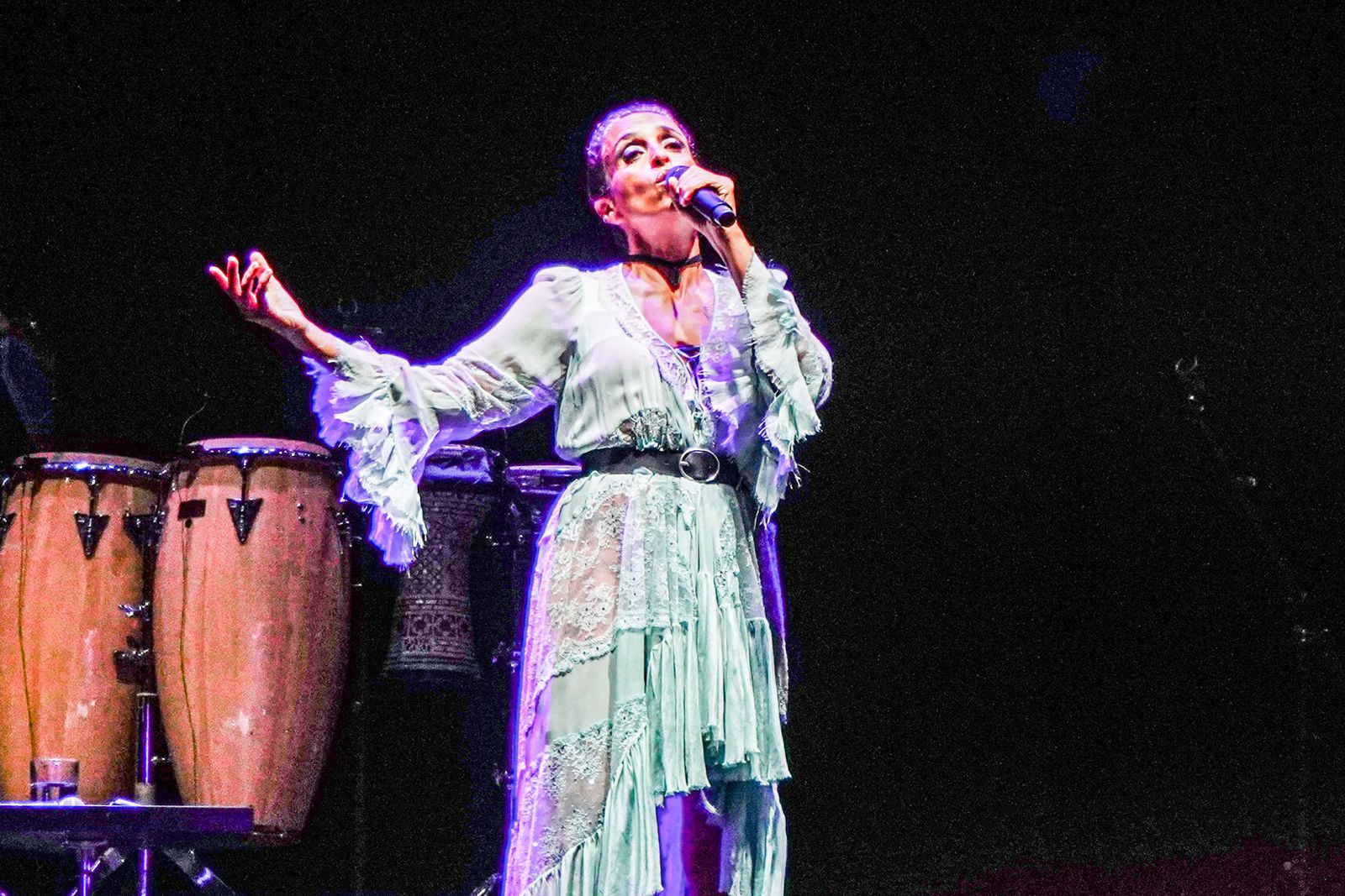 La estrella Noa ilumina el Generalife de Granada en 1001 Músicas: las imágenes