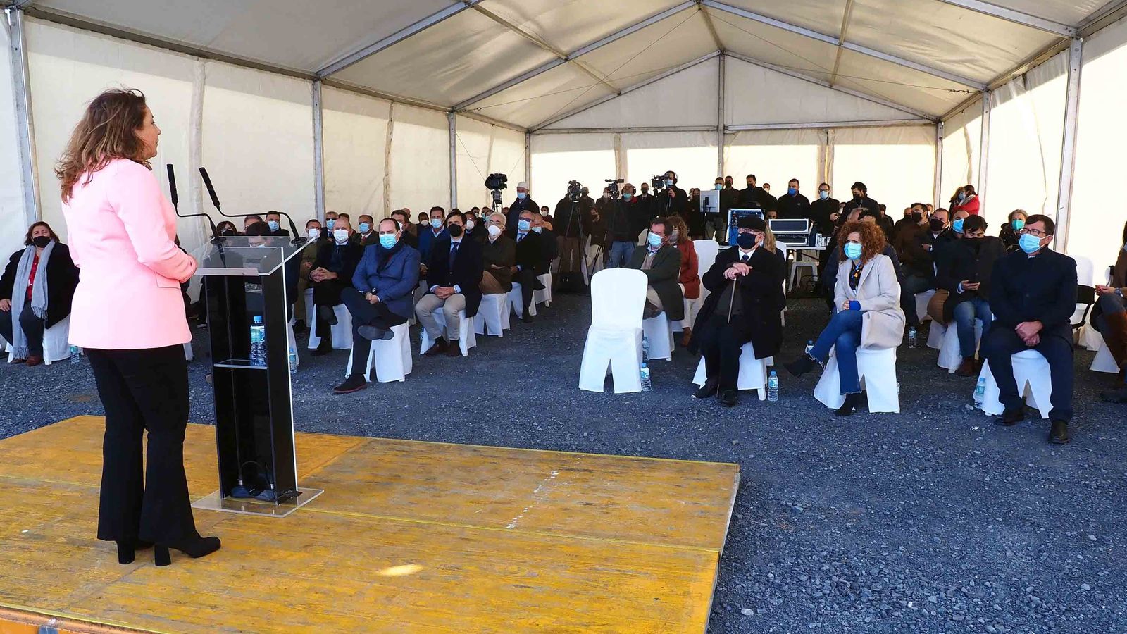 La consejera de Agricultura, Carmen Crespo, durante su intervención