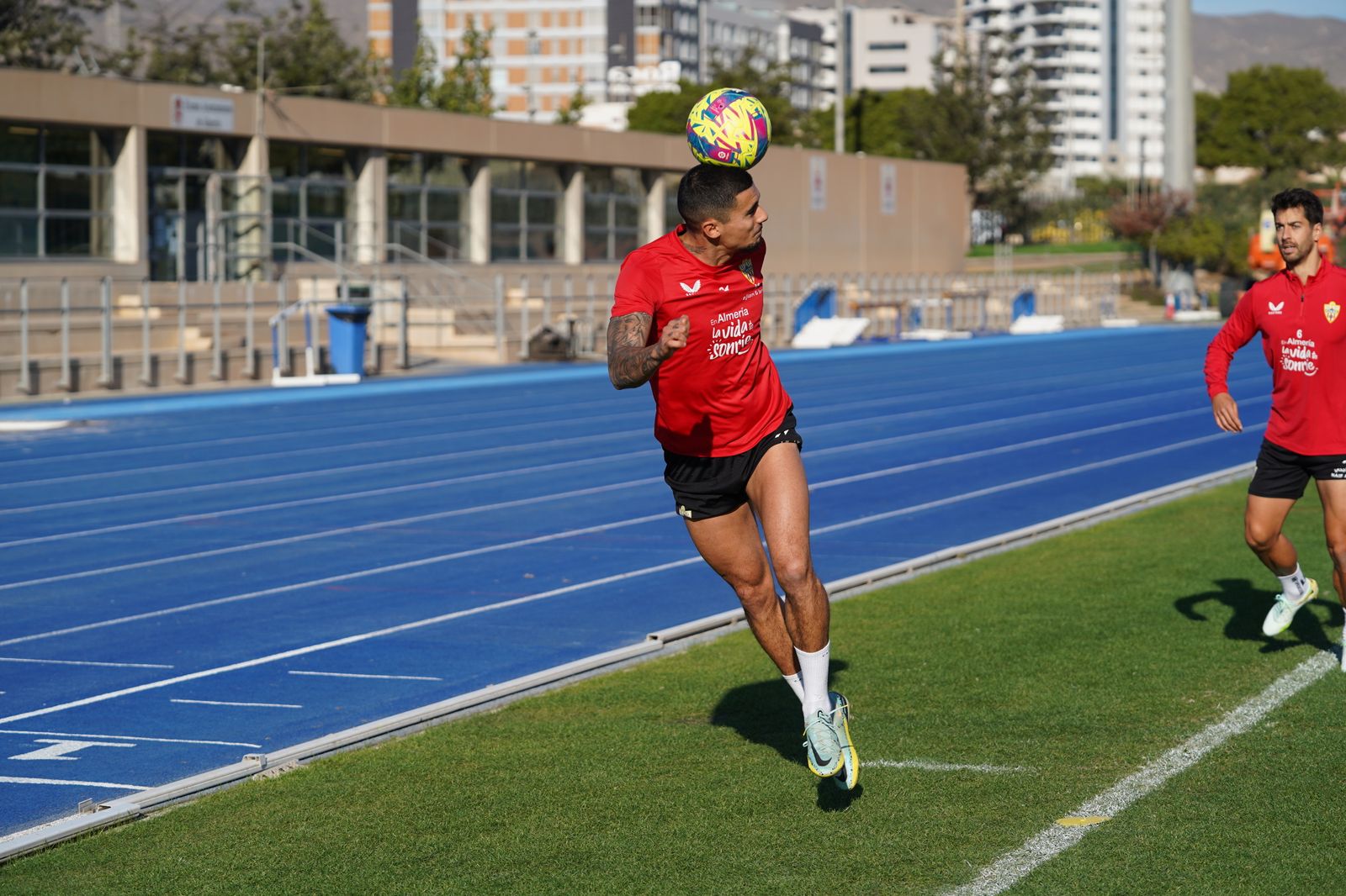 Así ha sido el entrenamiento del Almería este miércoles