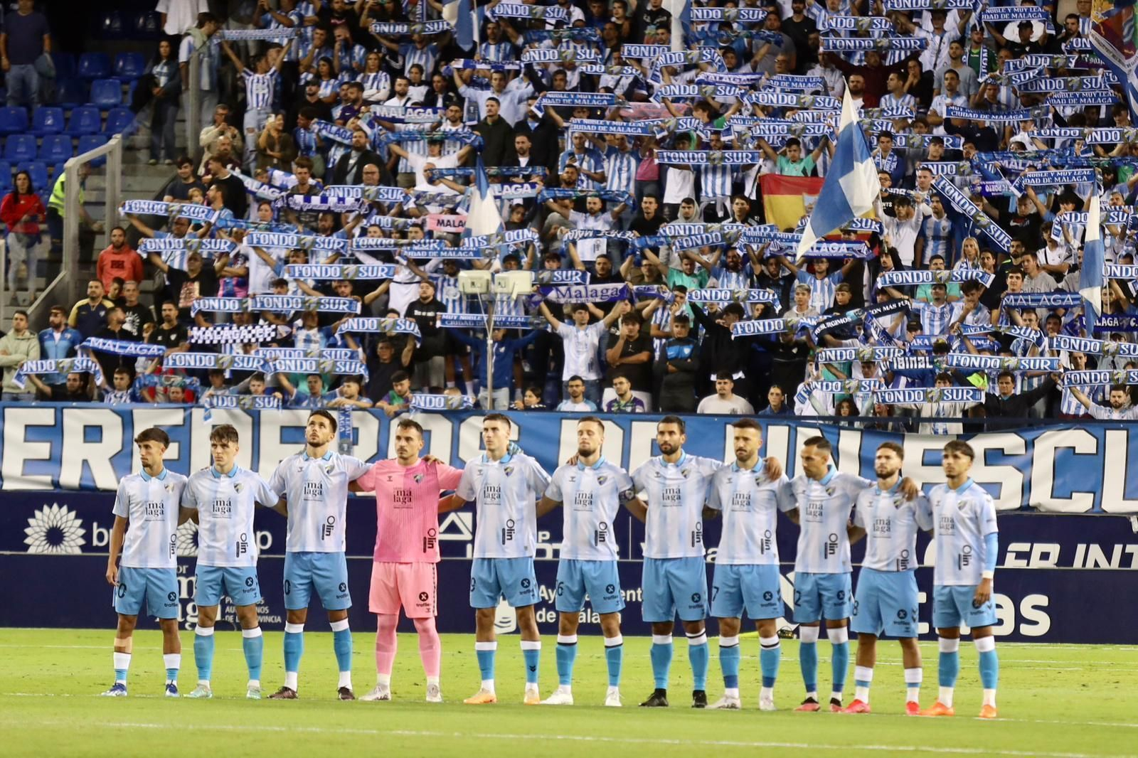 El Málaga CF - Real Madrid Castilla, en fotos