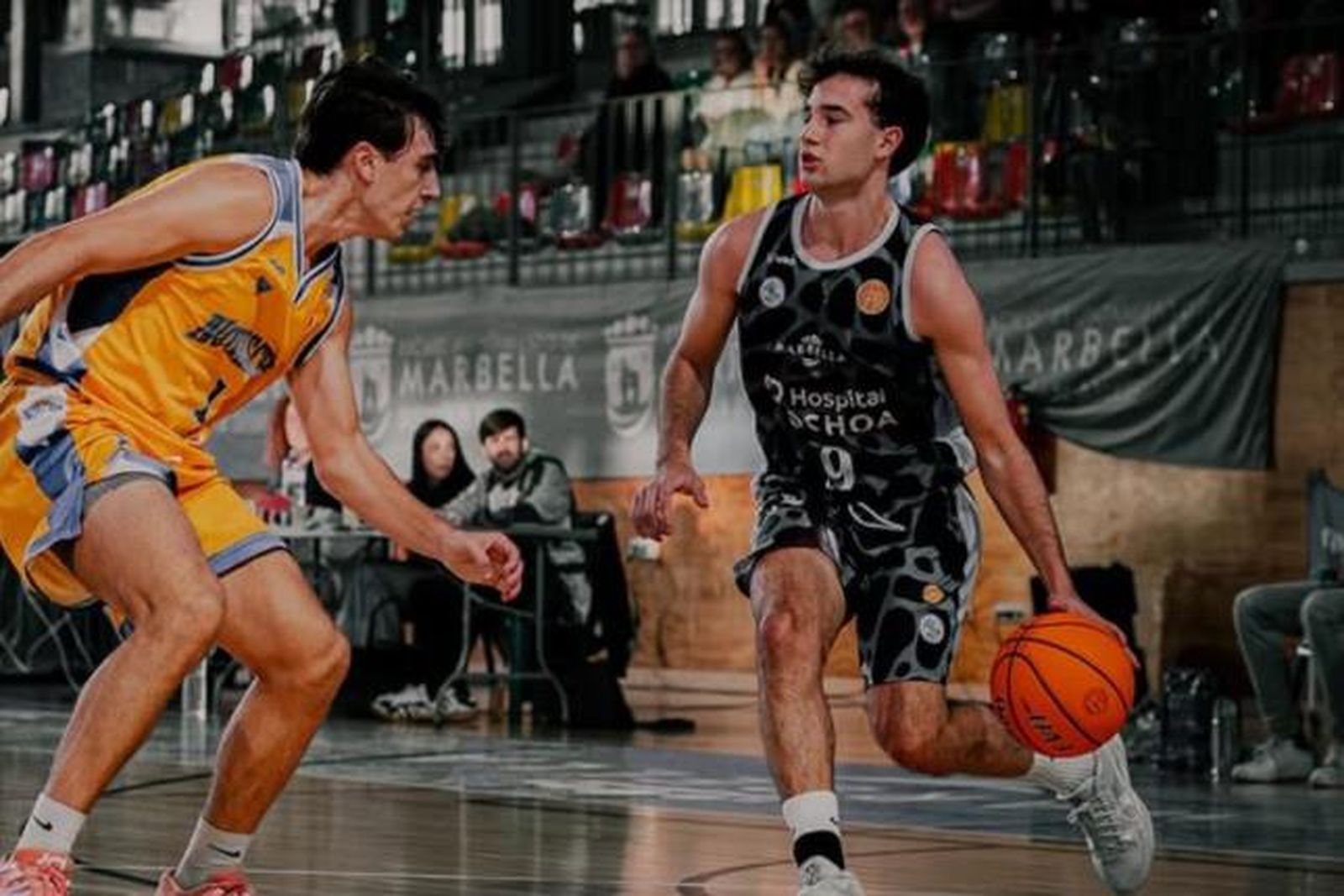 Hugo Vázquez, en acción.