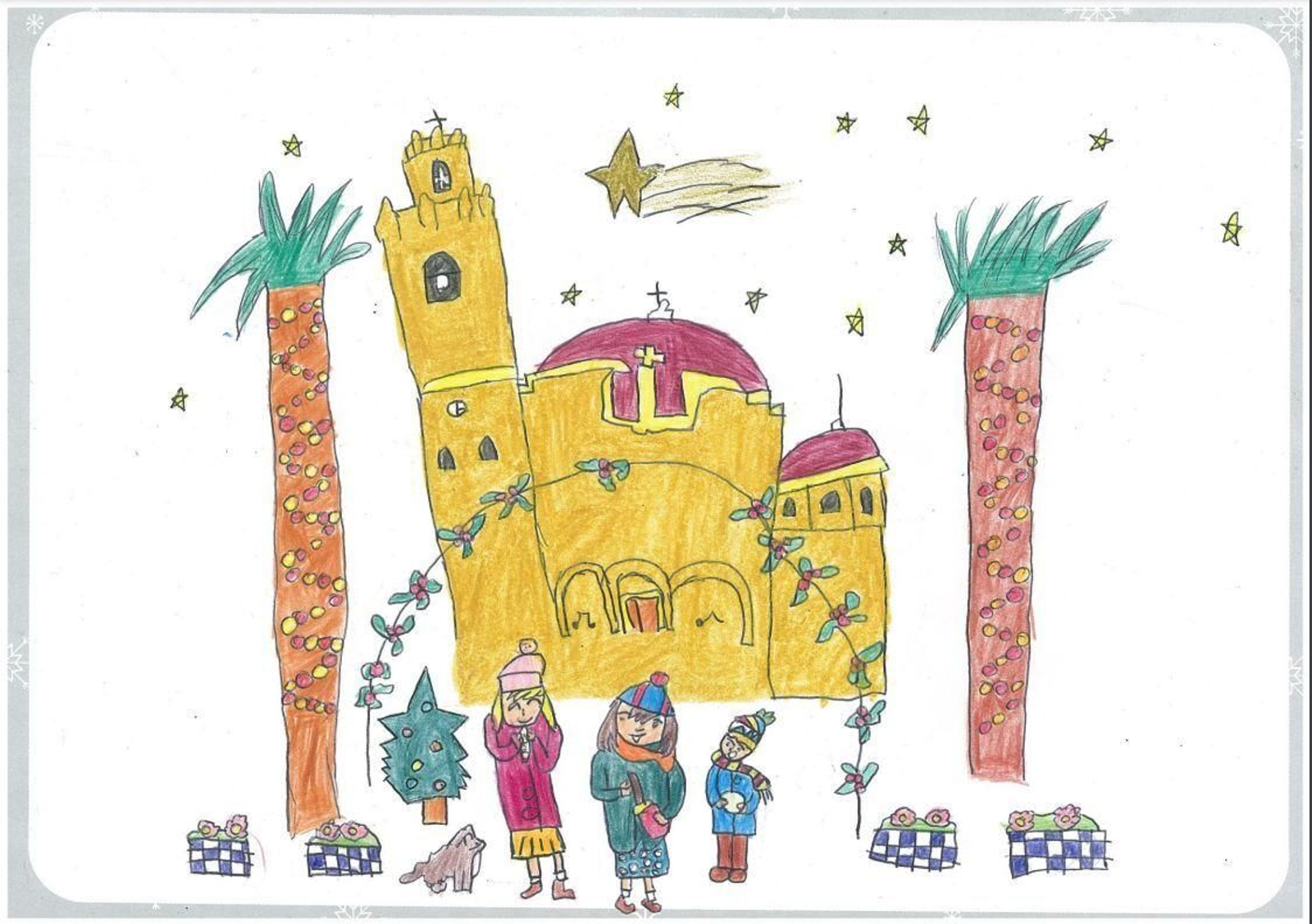 Dibujos ganadores del Concurso Escolar 'Dibuja y pinta la Navidad 2021'