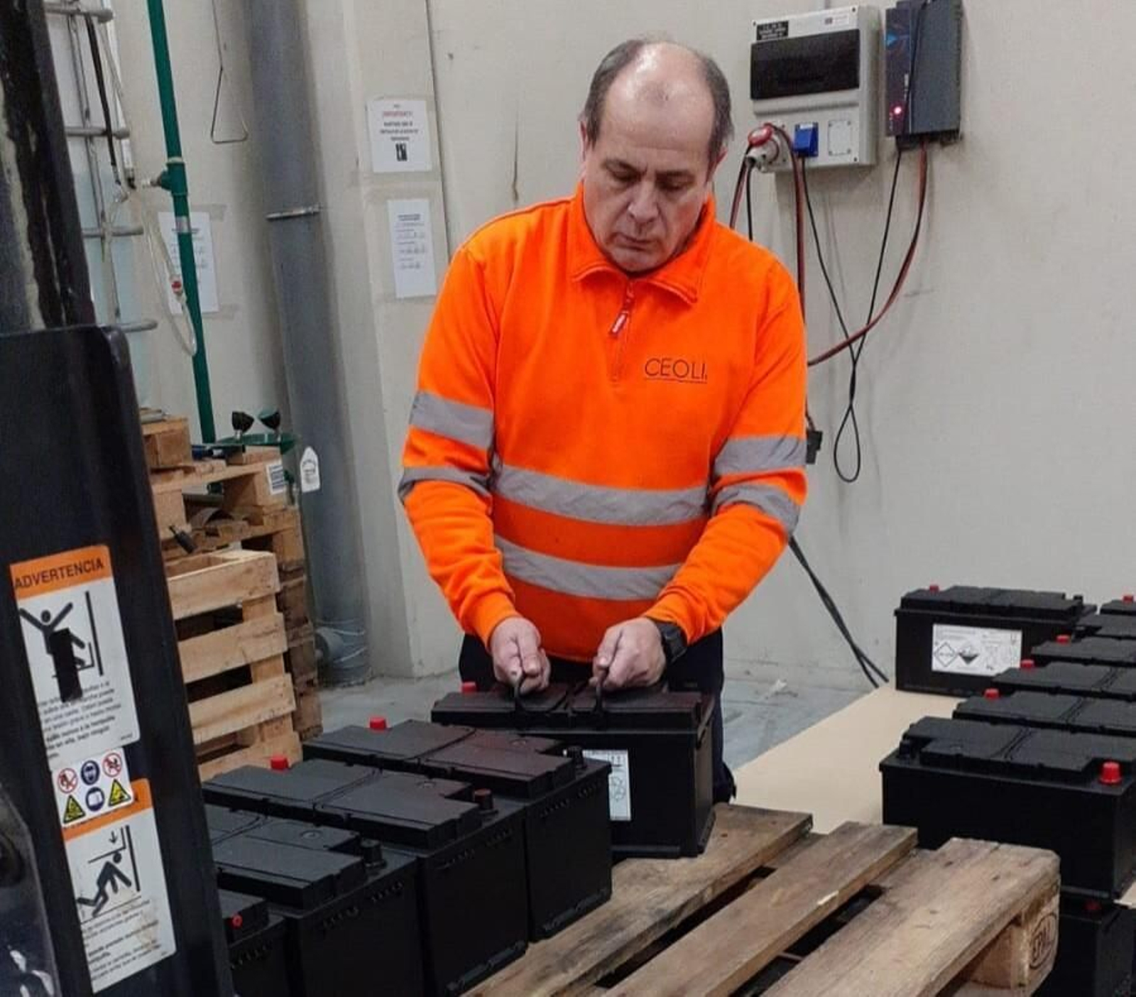 Trabajador de la Fundación Ceoli.