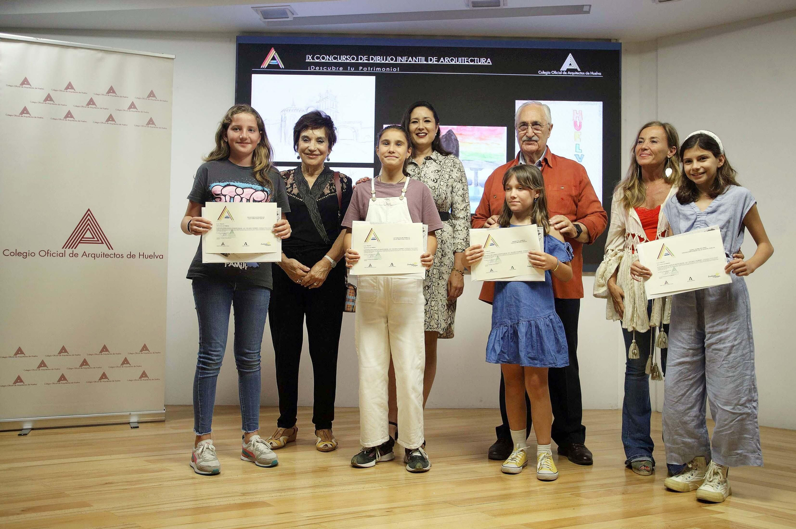 Imágenes de la entrega de premios del 'IX Concurso Infantil de Arquitectura'