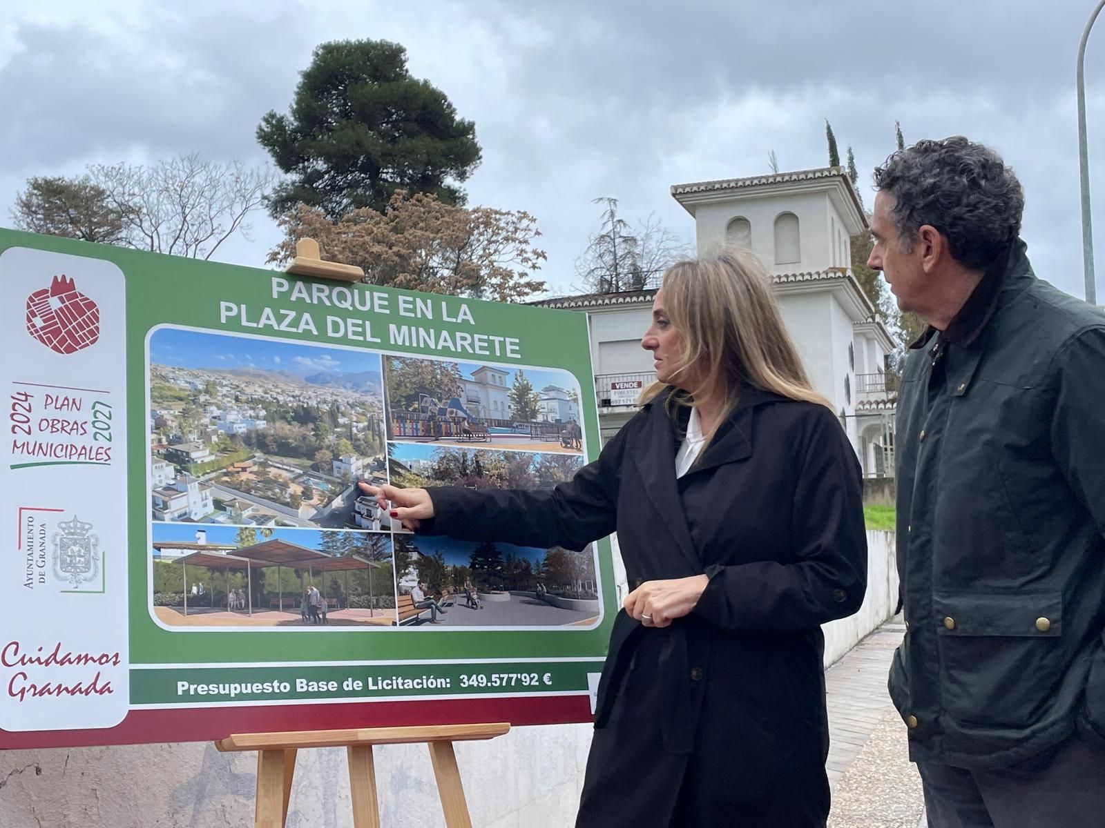 Presentación de la intervención por parte de la alcaldesa de Granada, Marifrán Carazo.