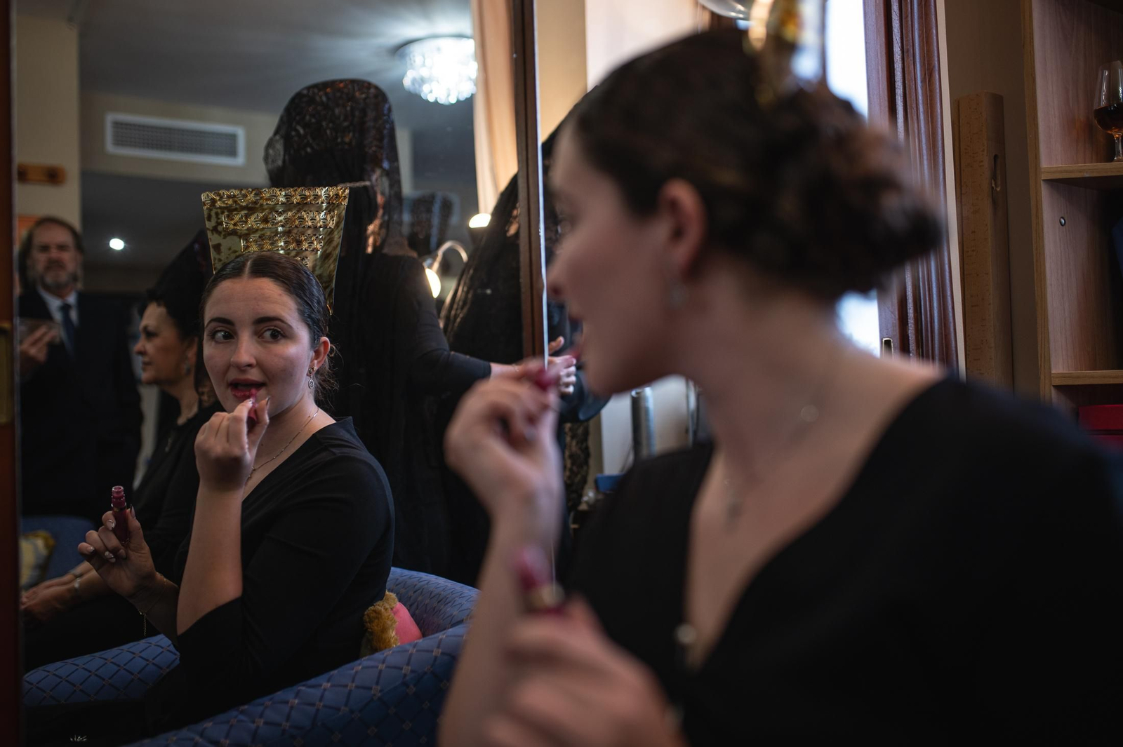 Las imágenes del taller de costura de María Ramos