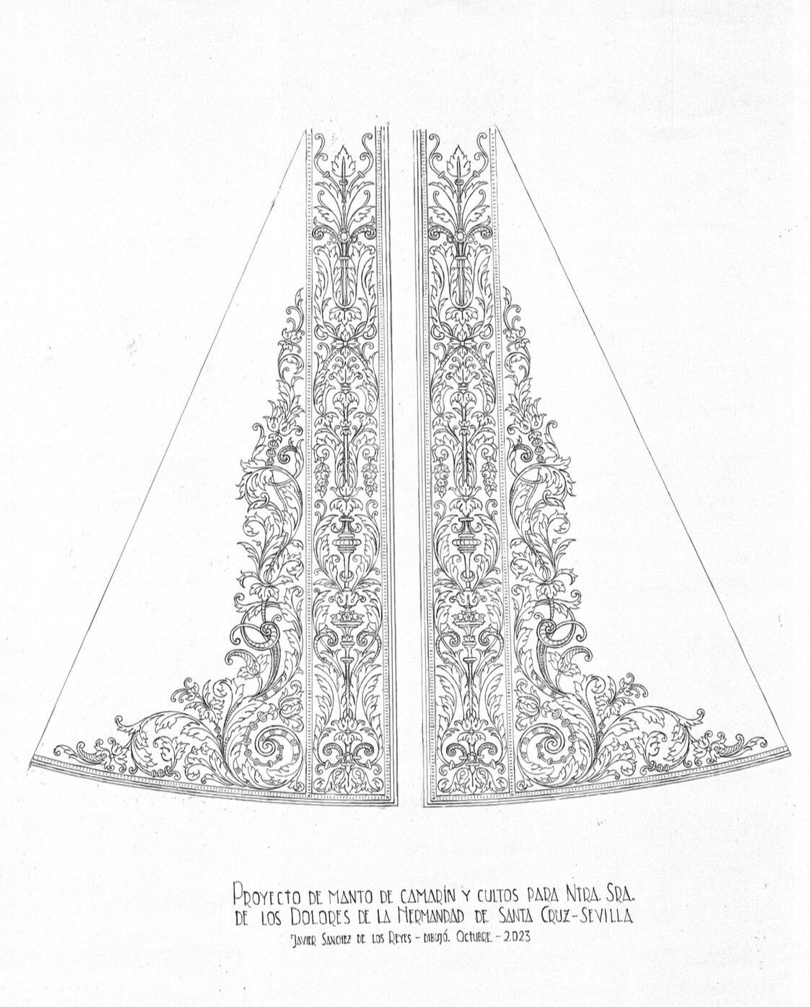 El diseño del nuevo manto