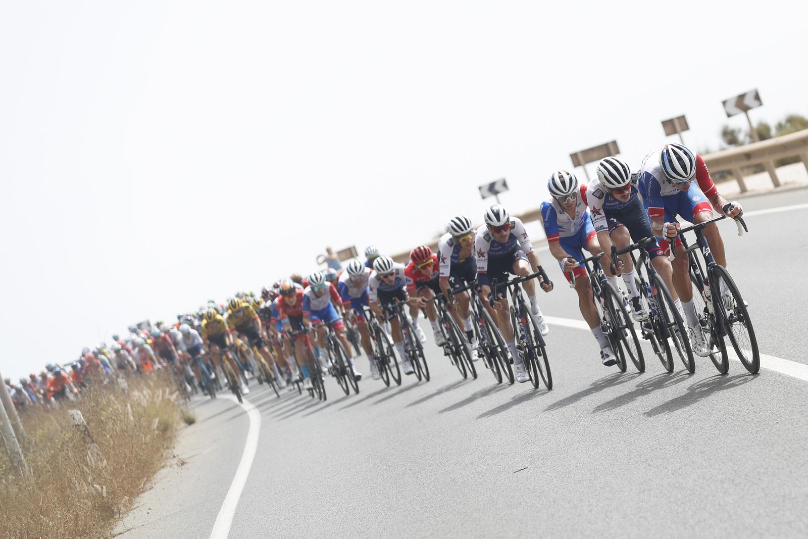 Las fotos de la etapa de la Vuelta que acabó en Sierra Bermeja