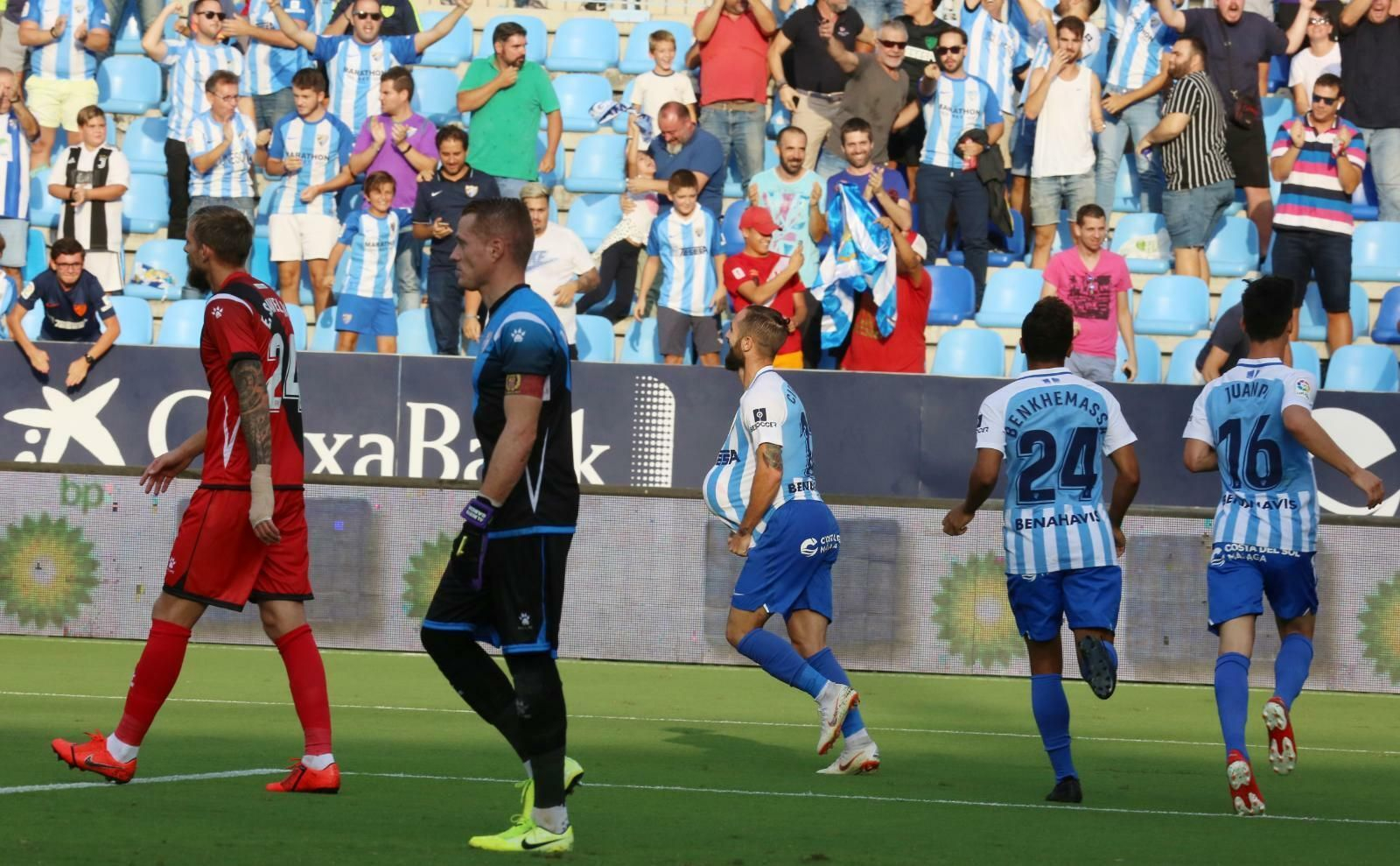 Celebración del gol de Cifu. Celebración del gol de Cifu.