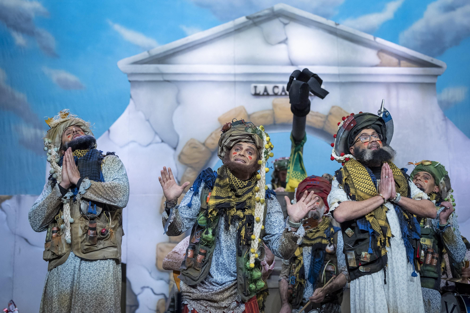 Chirigota 'Frente talibán de la república irreverente de Kadikadistán'