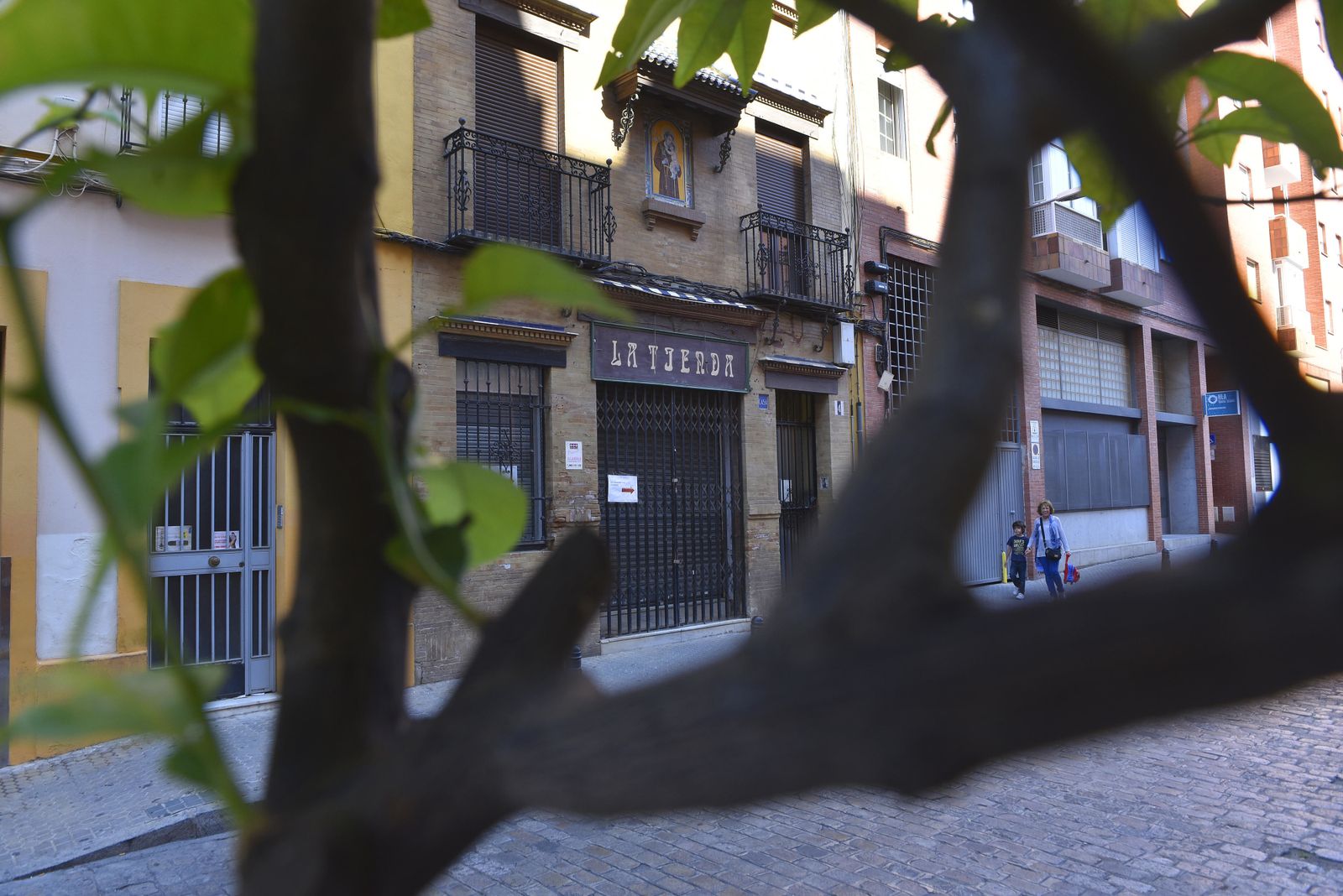 La calle Maese Farfán, en el barrio de Nervión.