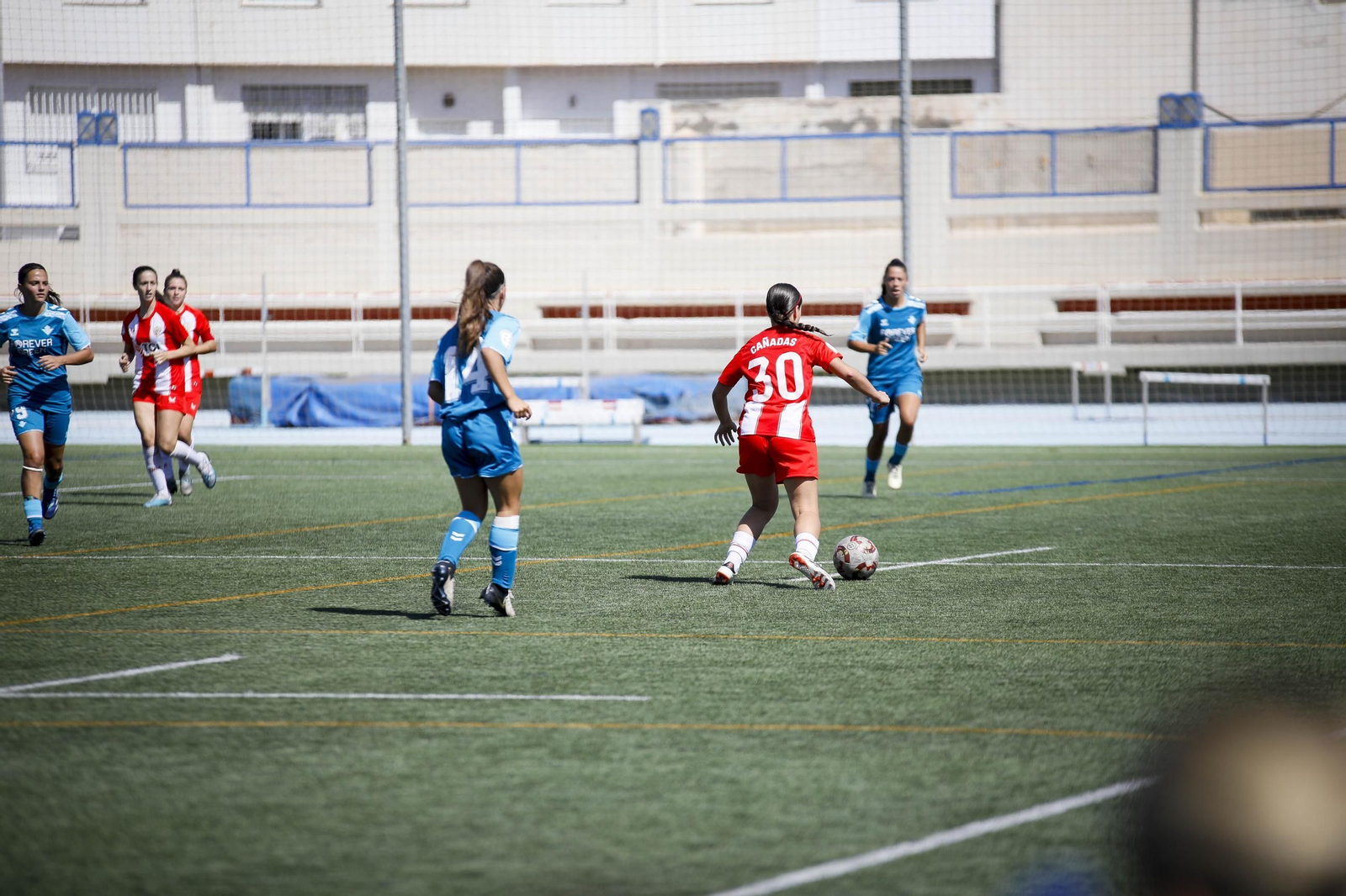 Las imágenes del partido de fútbol del Almería femenino contra el Betis B