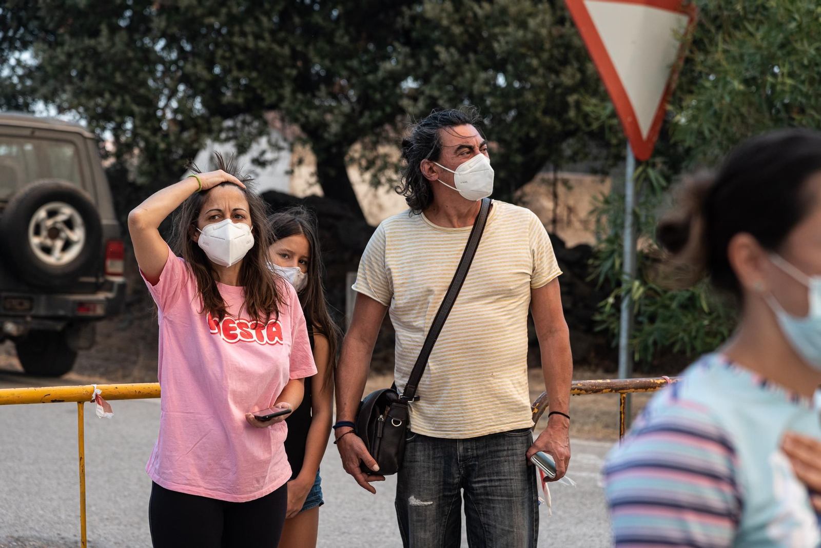 Imágenes del corte de la A-478